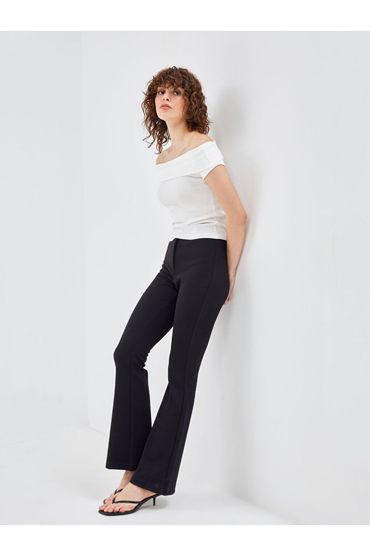LC Waikiki Kadın Dar Fit Düz Pantolon