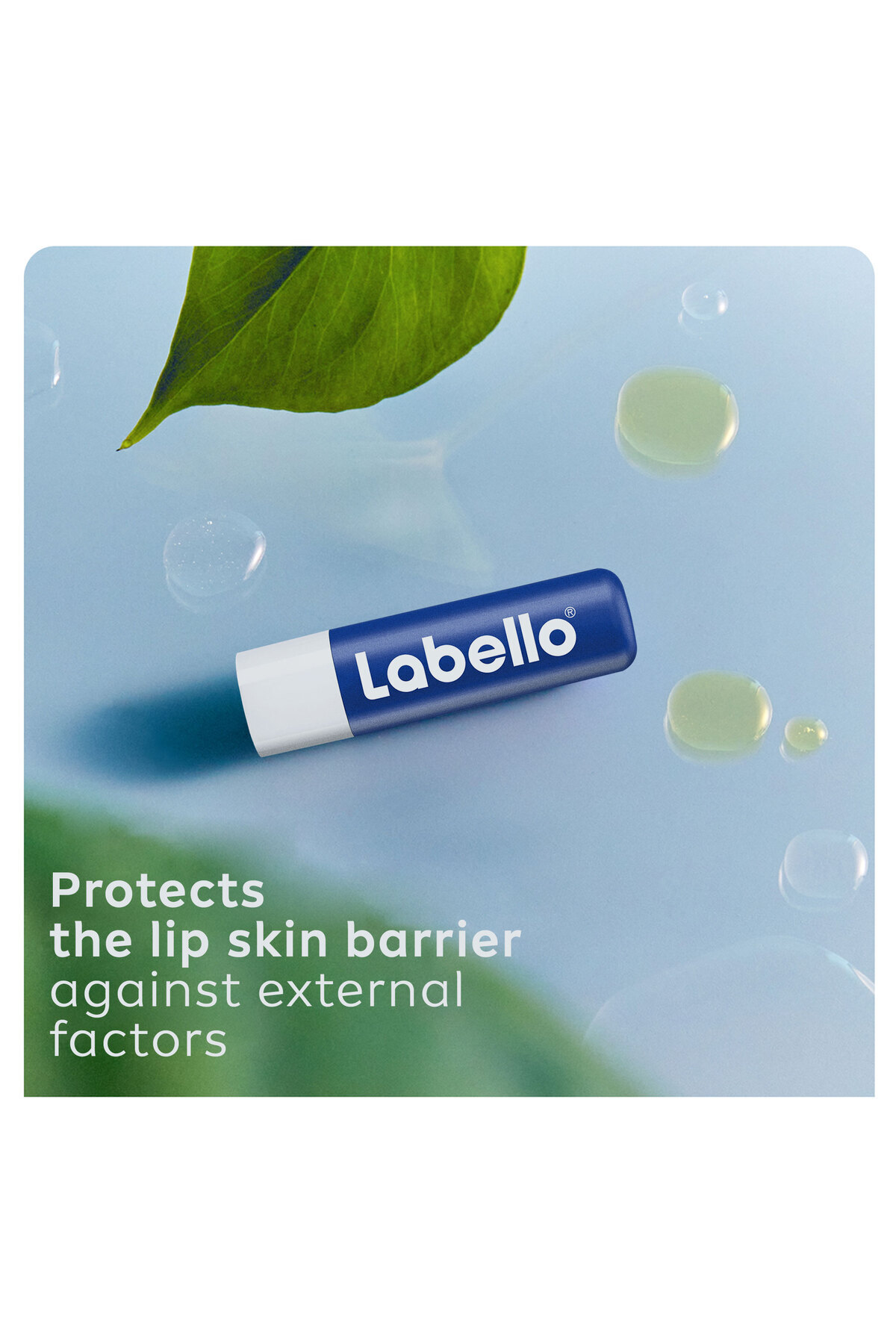 LABELLO-Lip Care, Moisturizing Lip Balm, Original with Shea Butter, 4.8g 3