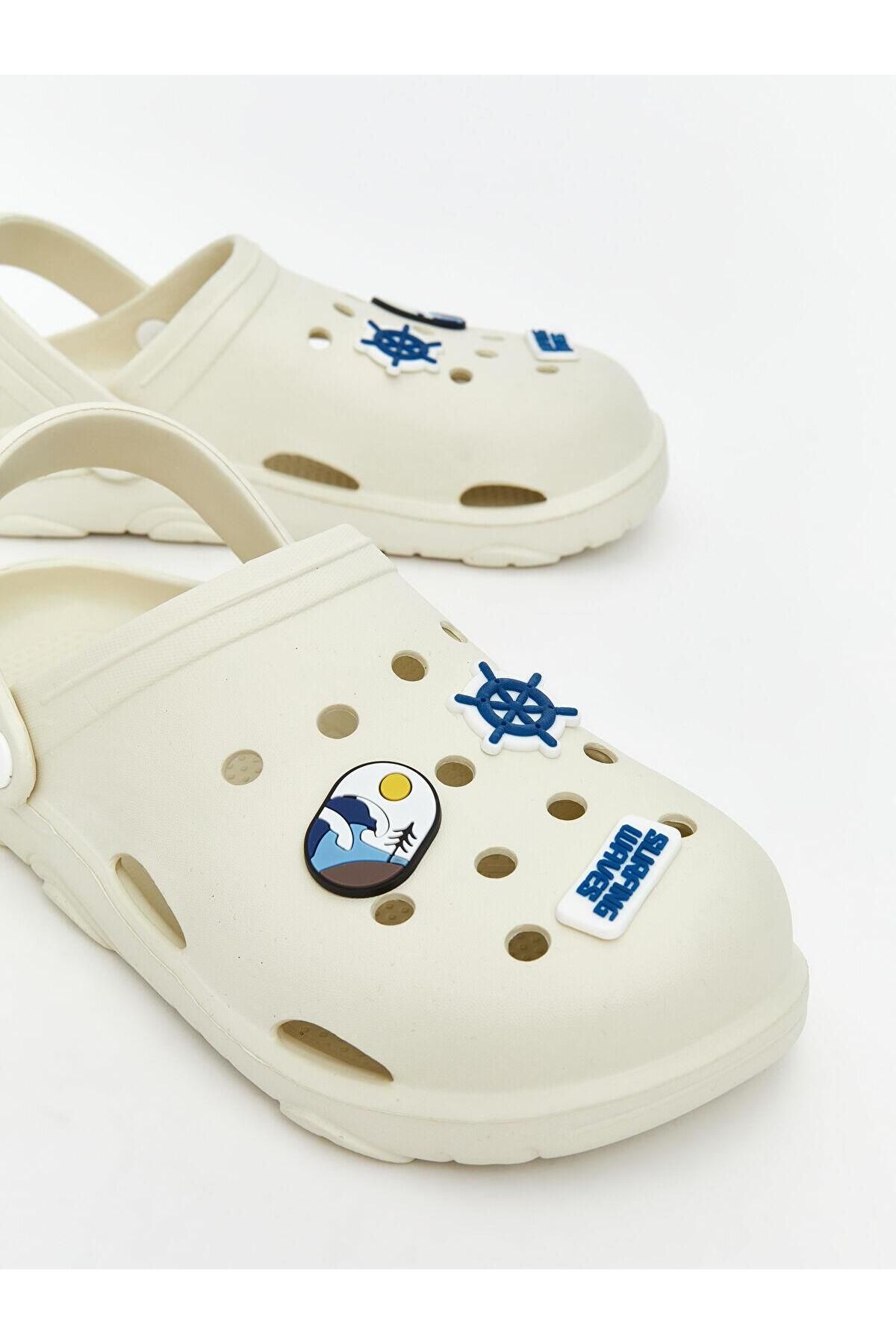 LC Waikiki-Lcw Steps Printed Men's Beach Sandals 3