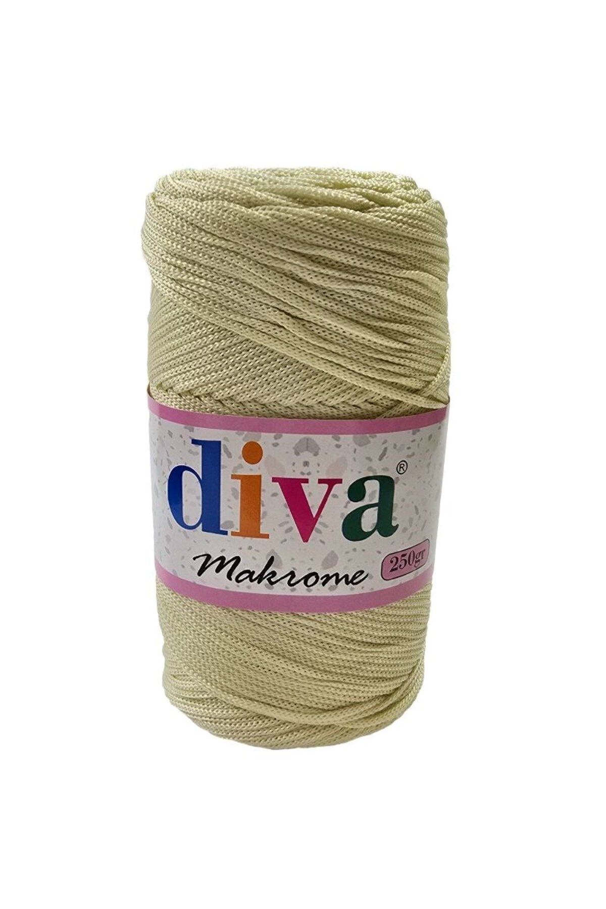 Diva İplik-Polip Macrame 250 Gr 17 Cream 1