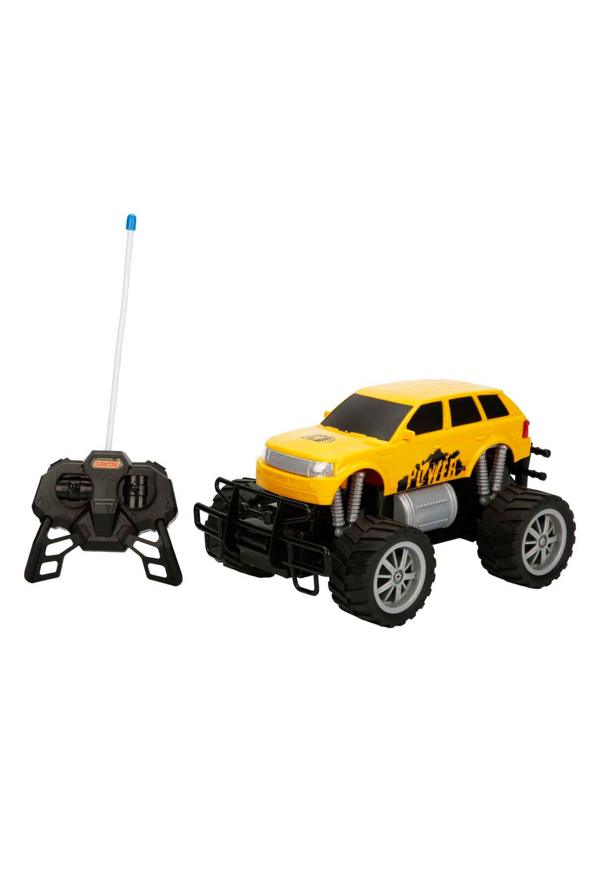 Sunman 1:18 Uzaktan Kumandalı Jumbo Wheels Usb Şarjlı Araba 26 Cm