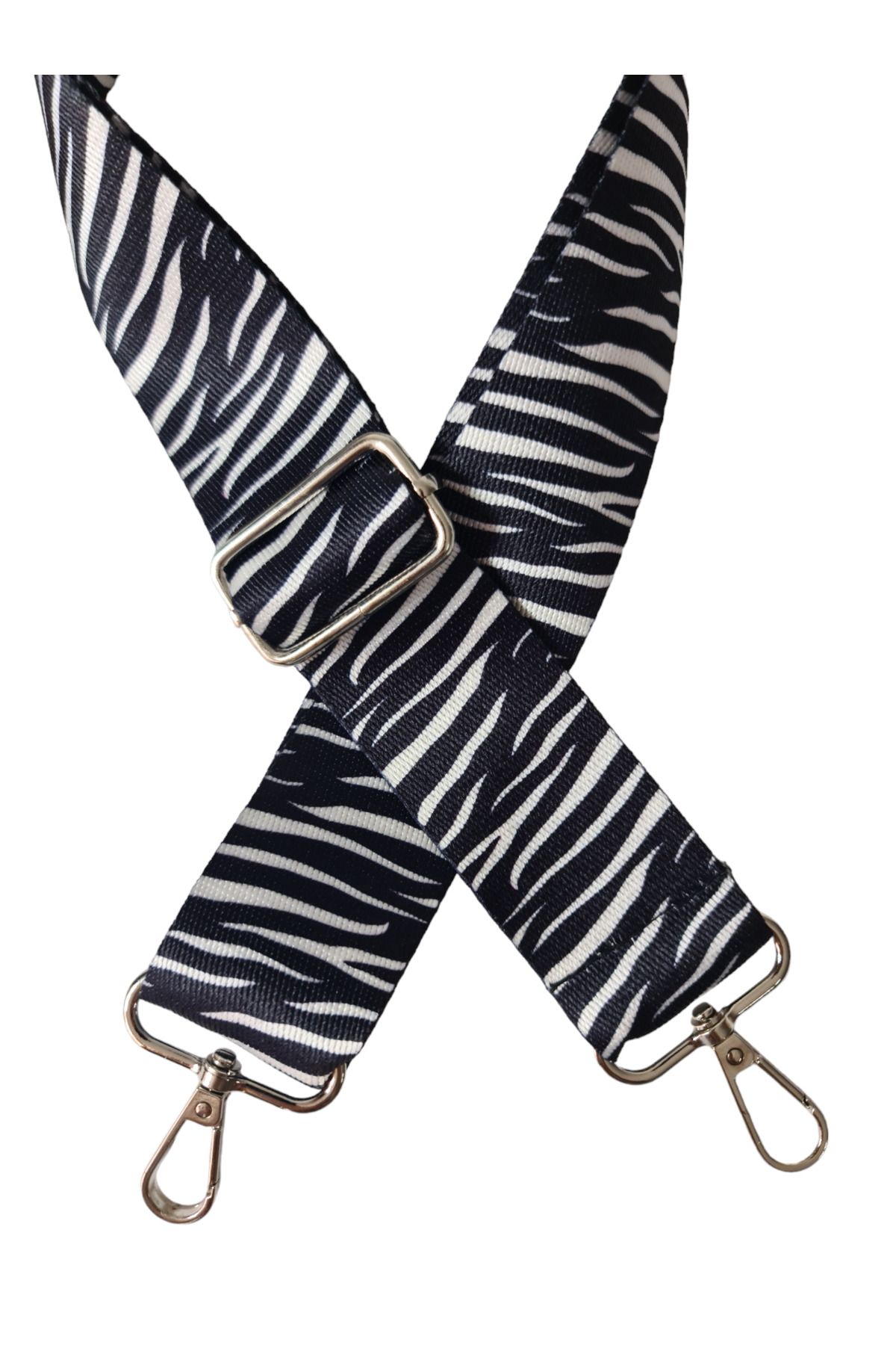 Gloria-Adjustable Polyester Column Bag Handle - Zebra Pattern / 120 cm 2