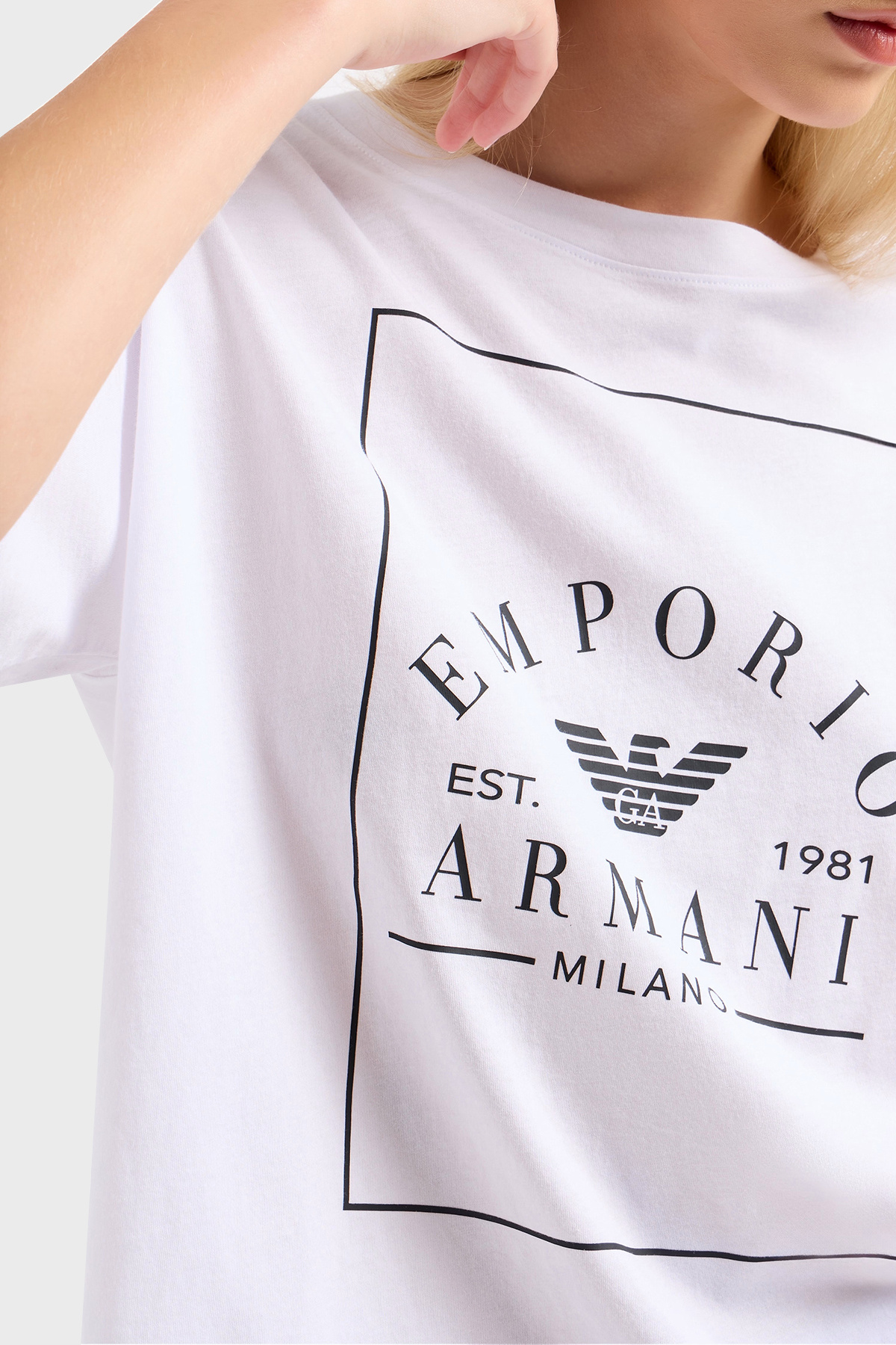 【EMPORIO ARMANI】Women Tops WHITE Women - White EA7 Emporio Armani Tops - JD Sports Global