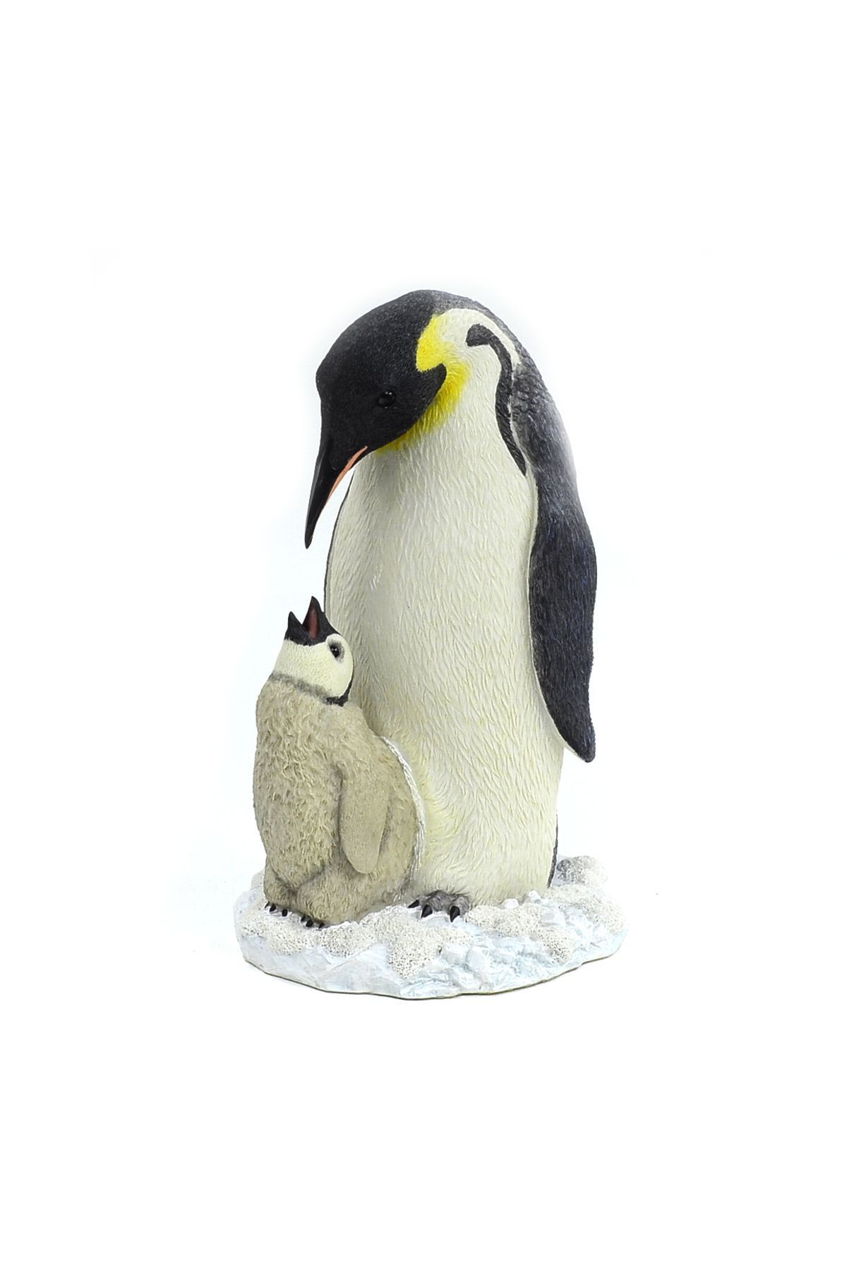 teknotrust Veronese Kral Penguen Ailesi Figürü, El Boyaması 15x14.5x23 cm