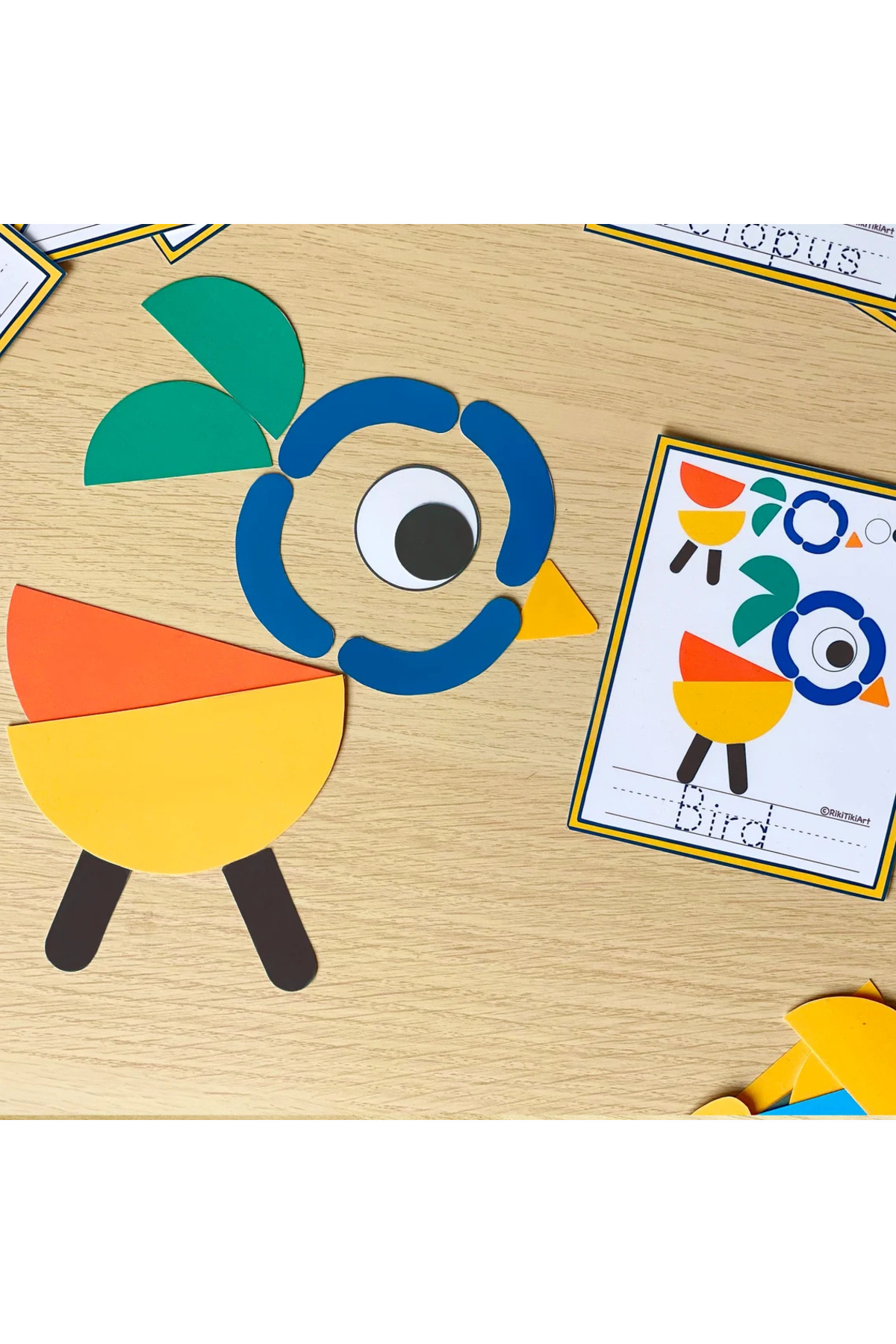 Organik Yolda Montessori Bulmacası, Okul Öncesi Yürümeye Başlayan Çocuk Aktiviteleri, Desen ve Görsel Kartlar. fotoğrafı 5 (önizleme)