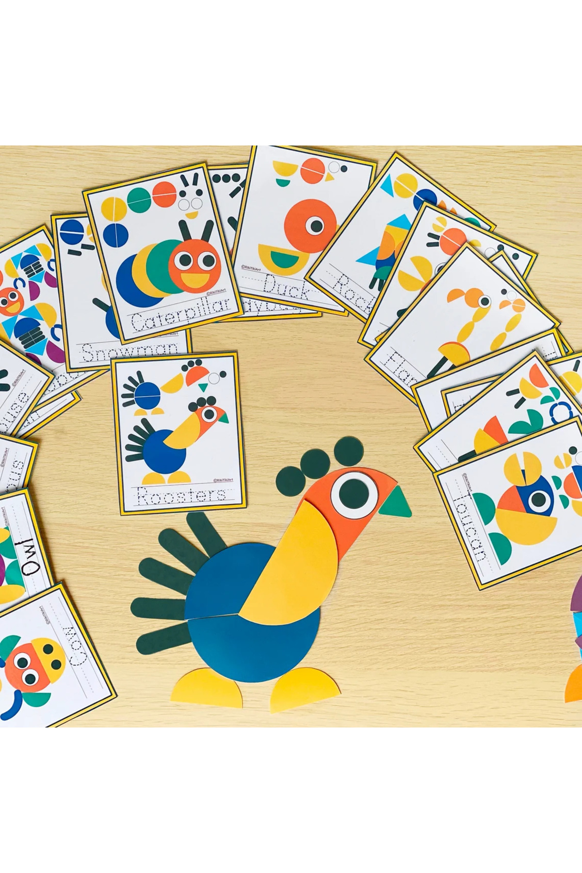 Organik Yolda Montessori Bulmacası, Okul Öncesi Yürümeye Başlayan Çocuk Aktiviteleri, Desen ve Görsel Kartlar. fotoğrafı 4 (önizleme)