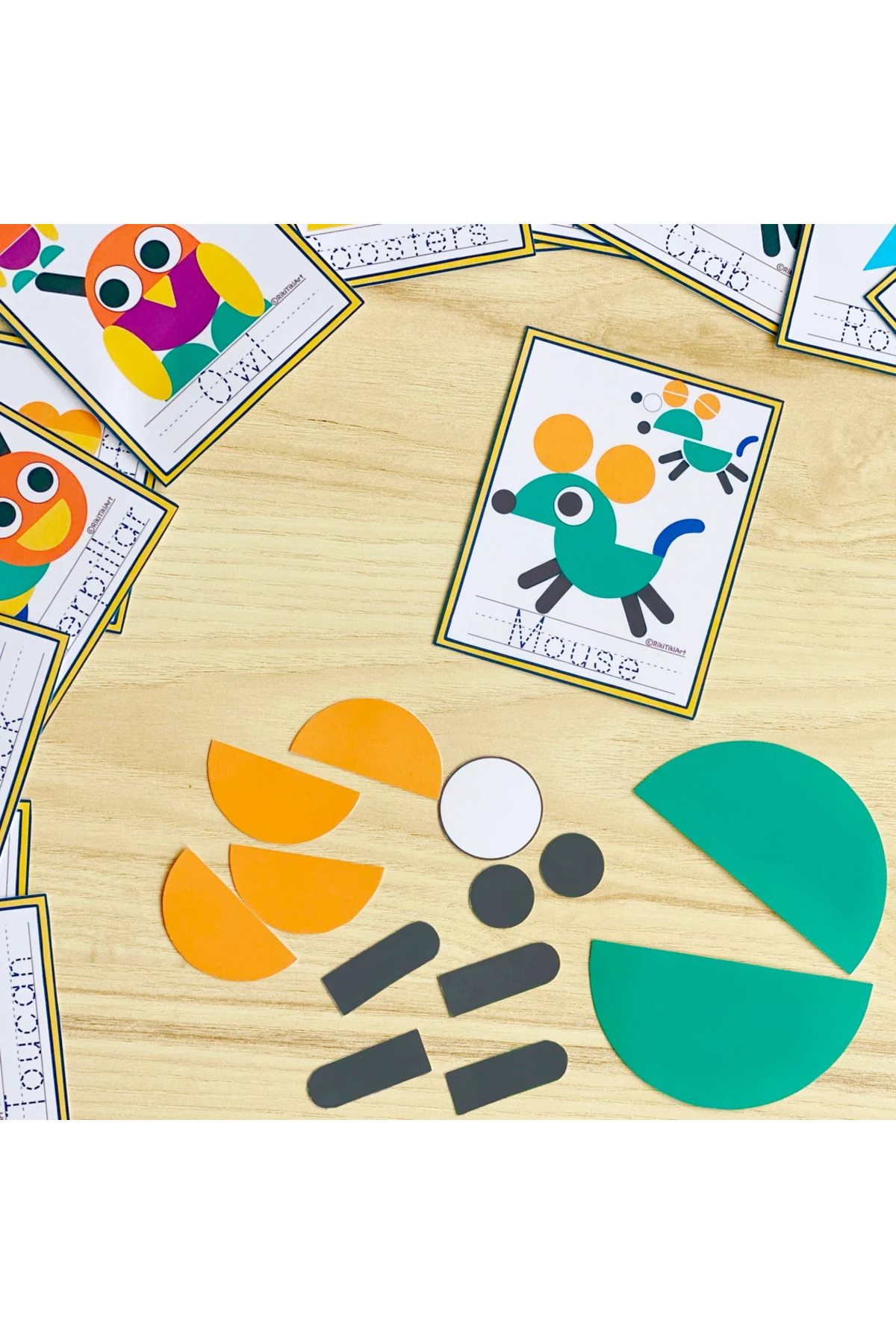 Organik Yolda Montessori Bulmacası, Okul Öncesi Yürümeye Başlayan Çocuk Aktiviteleri, Desen ve Görsel Kartlar. fotoğrafı 6 (önizleme)