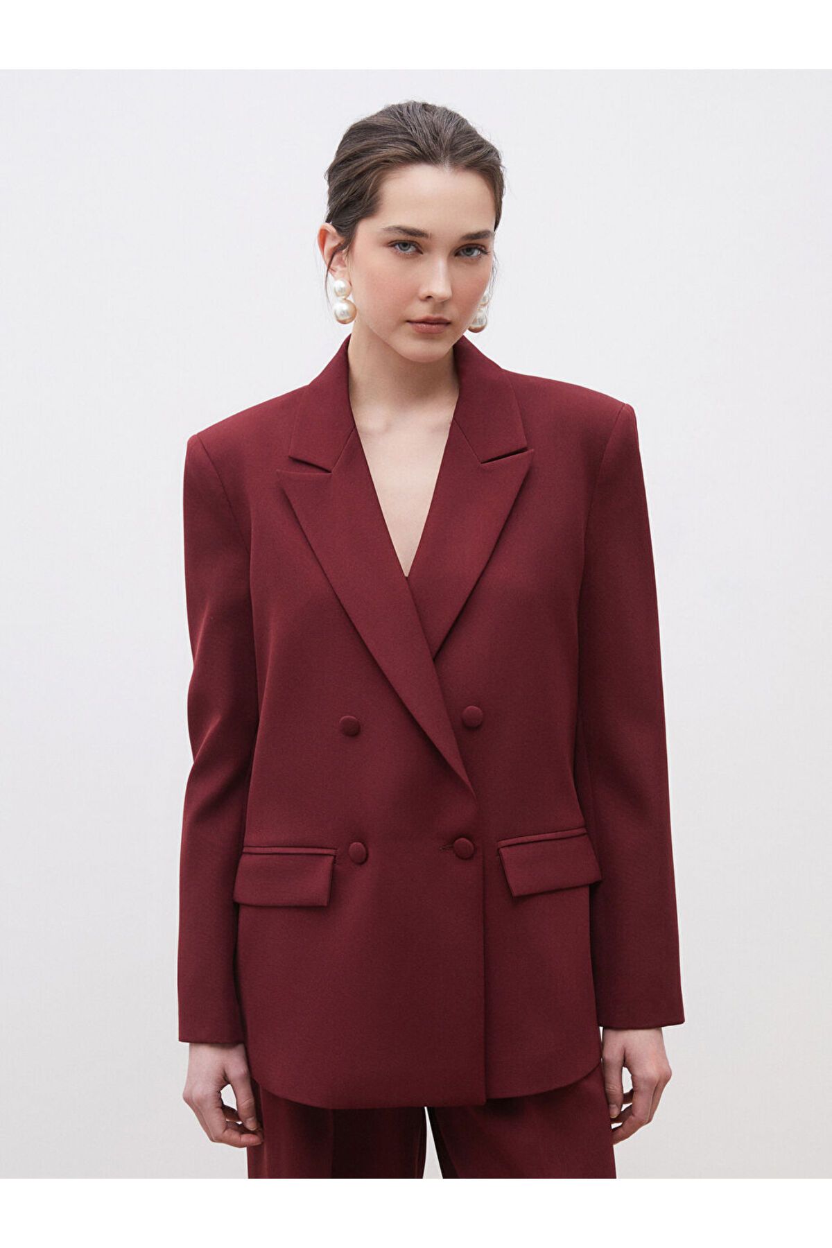 LC Waikiki Krep Kadın Blazer Ceket
