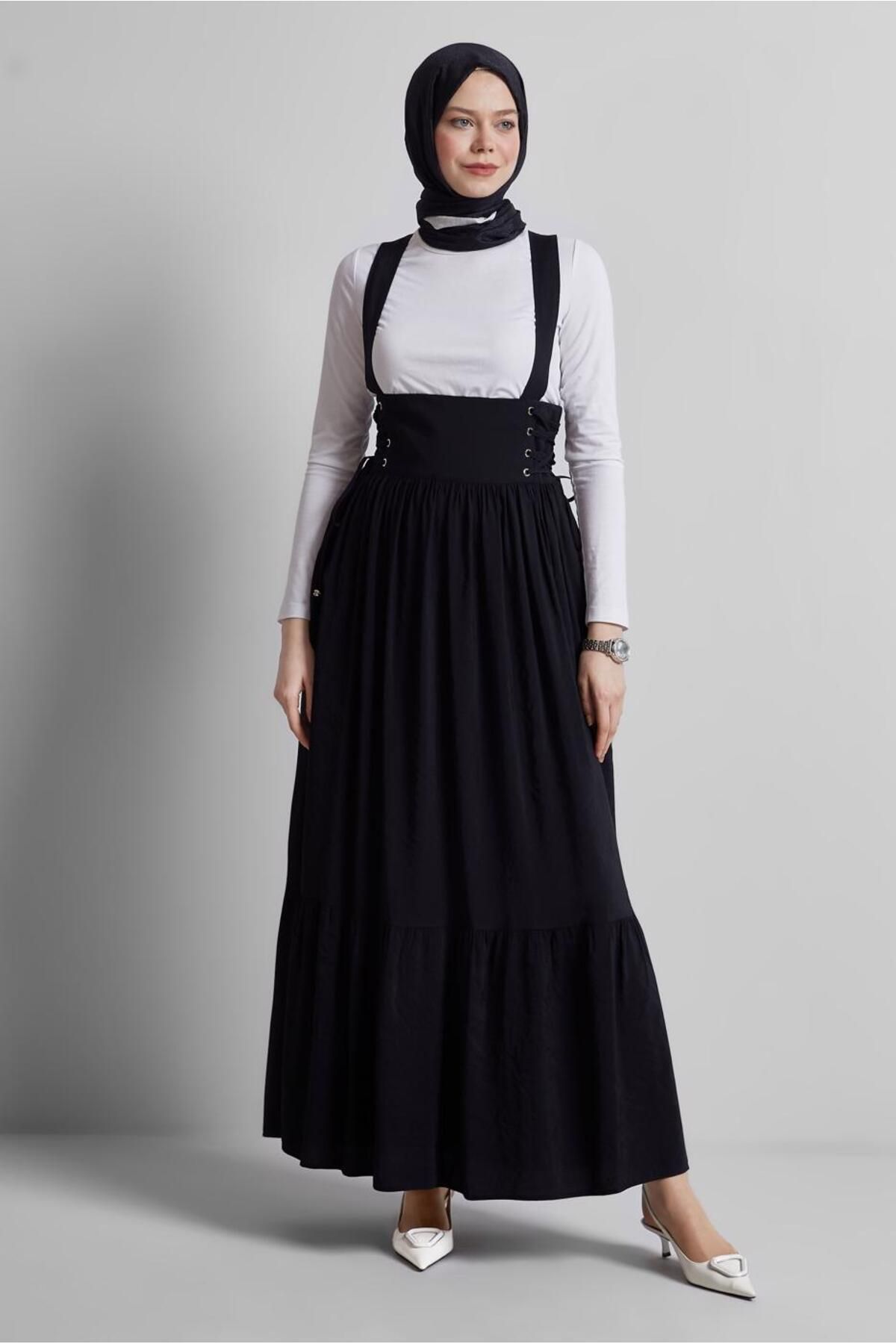 لباس ژیرت با جزییات گره 45340 Alvina