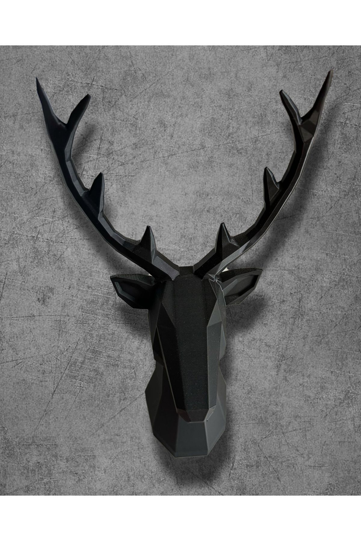 teknotrust Low Poly Geyik Büstü