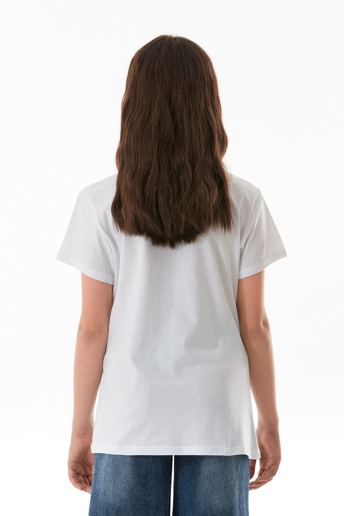 Fulla Moda-Tricou pentru fete 100% bumbac cu imprimeu text Florida 5