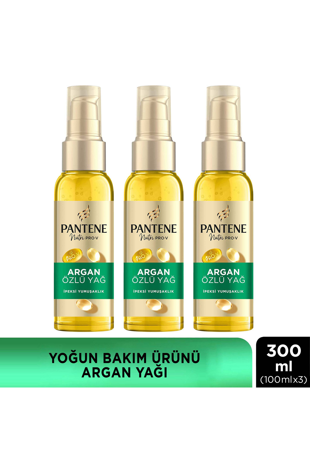 Pantene Yoğun Bakım Ürünü Argan Yağı 100ml x3 Adet — 8681002997332