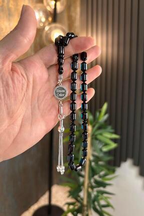 dergah tesbih Şık ve Spor Tasarım Full Gümüş İsimli Ateş-i Kehribar