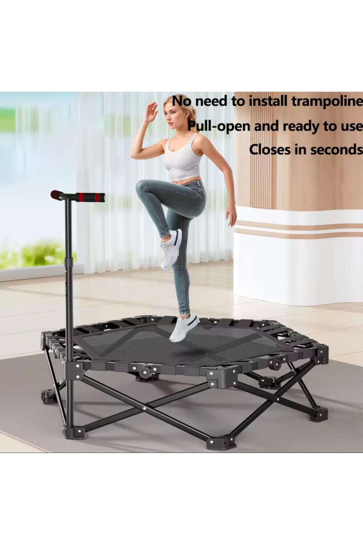 FOLDING Step Trampoline with Grip 106 Cm Adult-Child