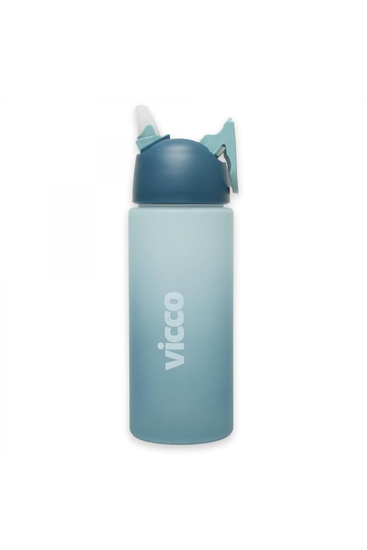 Vicco-Water Bottle 500 ml Dark Blue Locking Cover Tritan Quick Flask Water Bottle 4