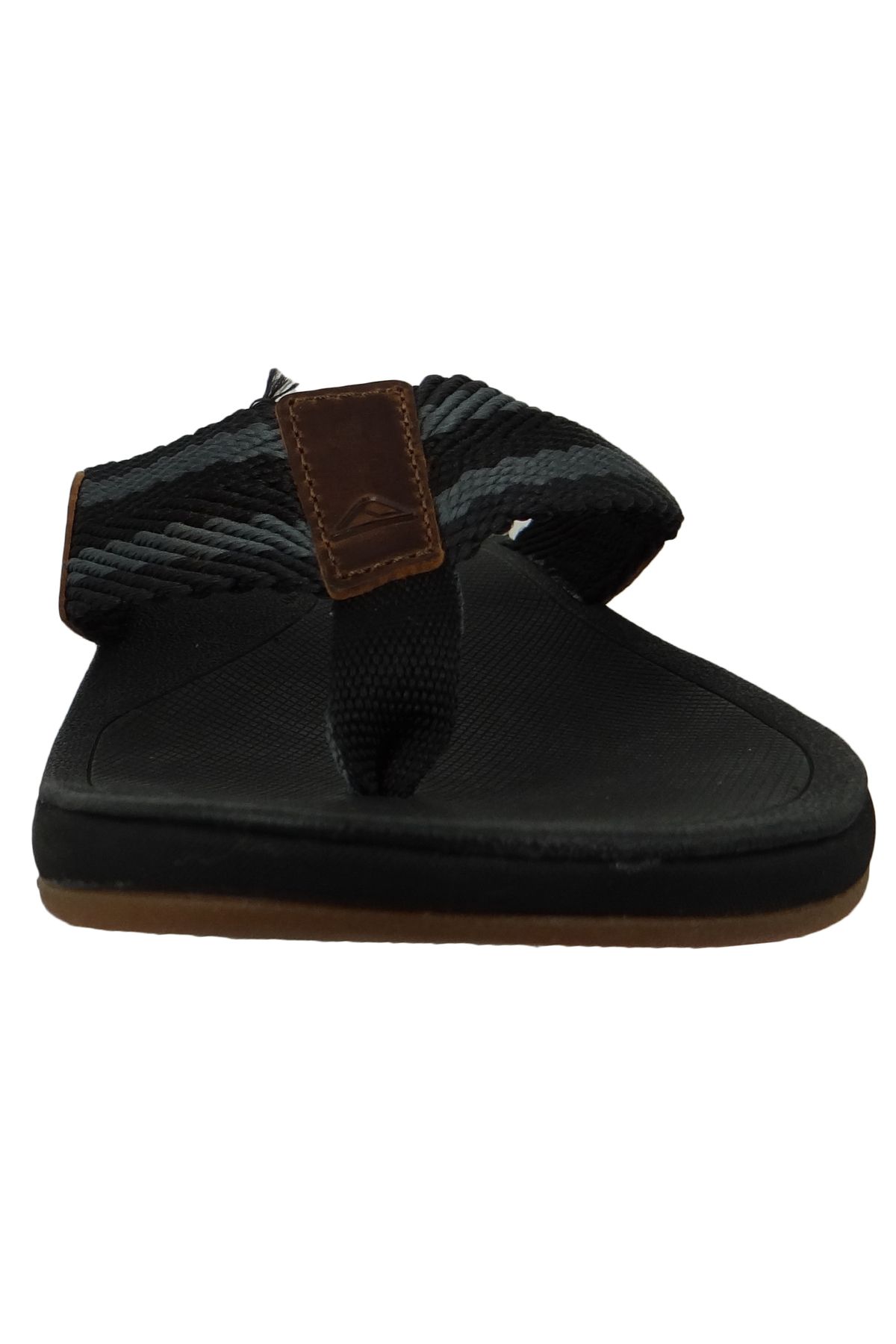 Reef-Herren Zehentrenner Sandalen Ortho Woven CI2765 Schwarz Black Textil 6