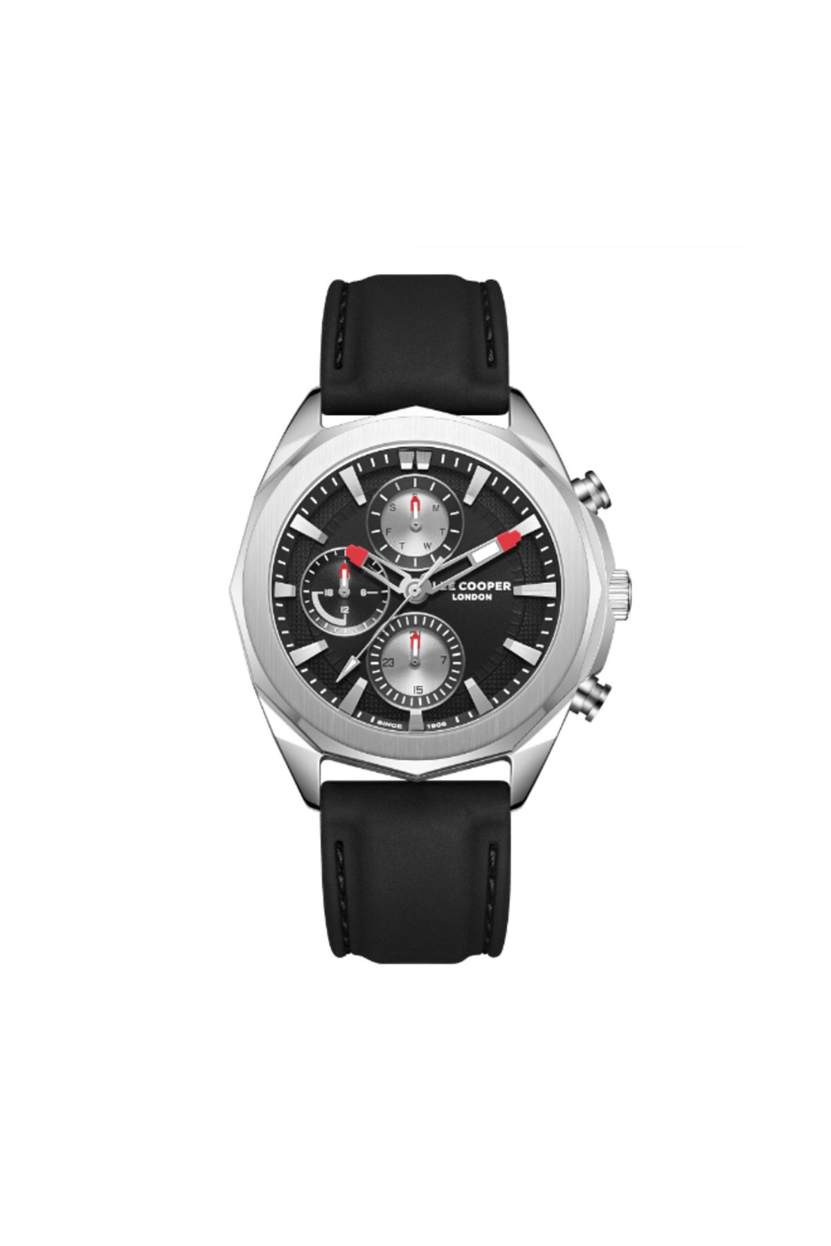 Lee Cooper-Men Multi Function Black Dial Watch - LC07990.351 1
