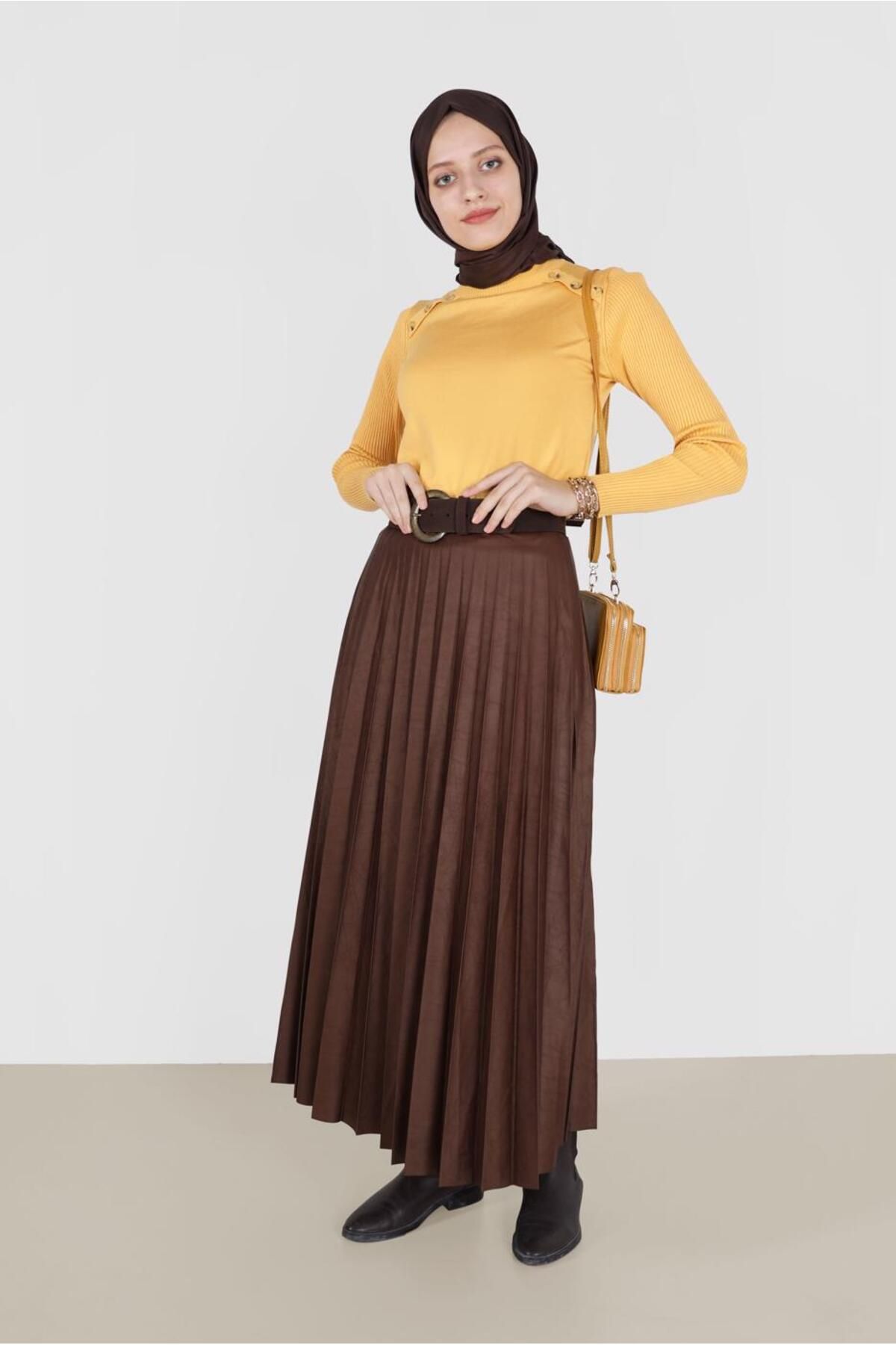ژاکت بافتنی دکمه ای 42070 Alvina