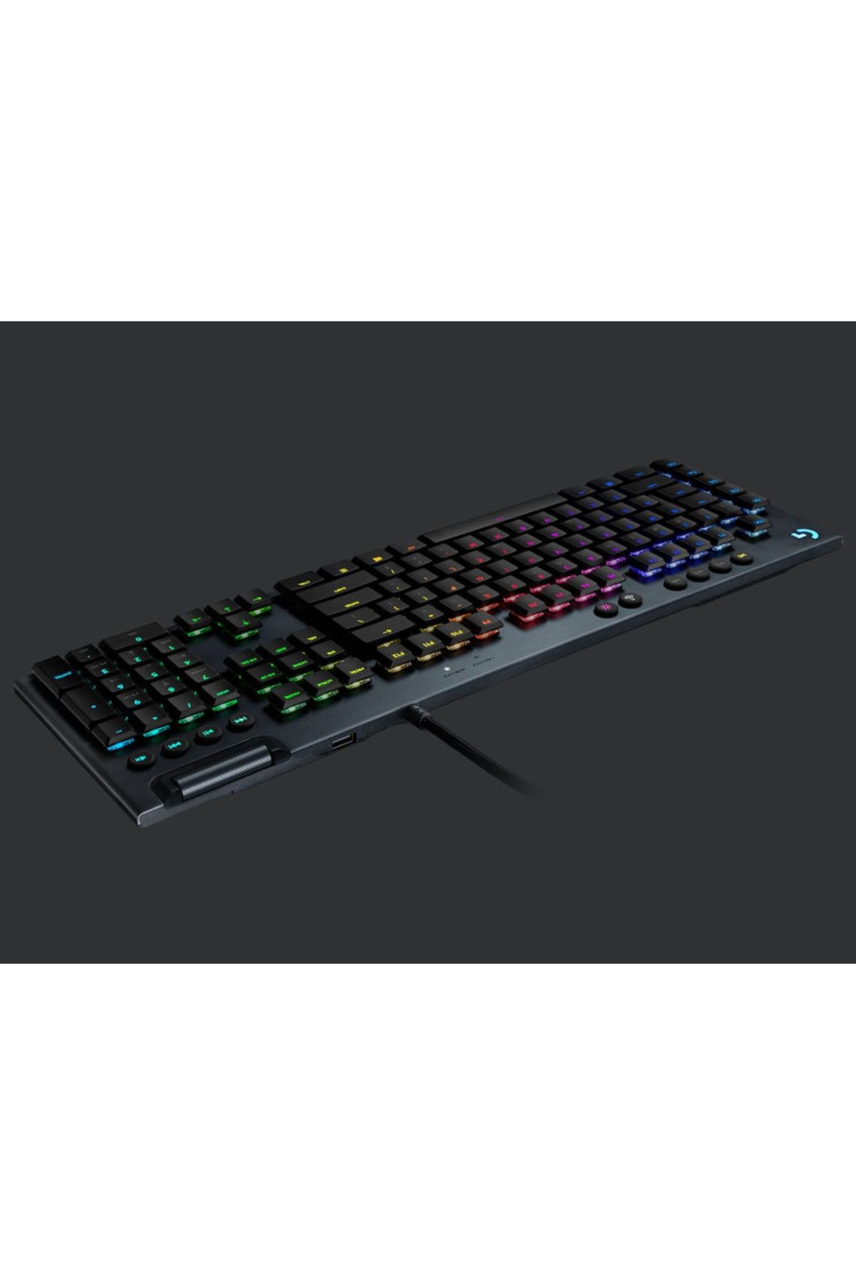 logitech-لوحة مفاتيح الألعاب الميكانيكية Logitech G815 LightSync RGB - أسود 3
