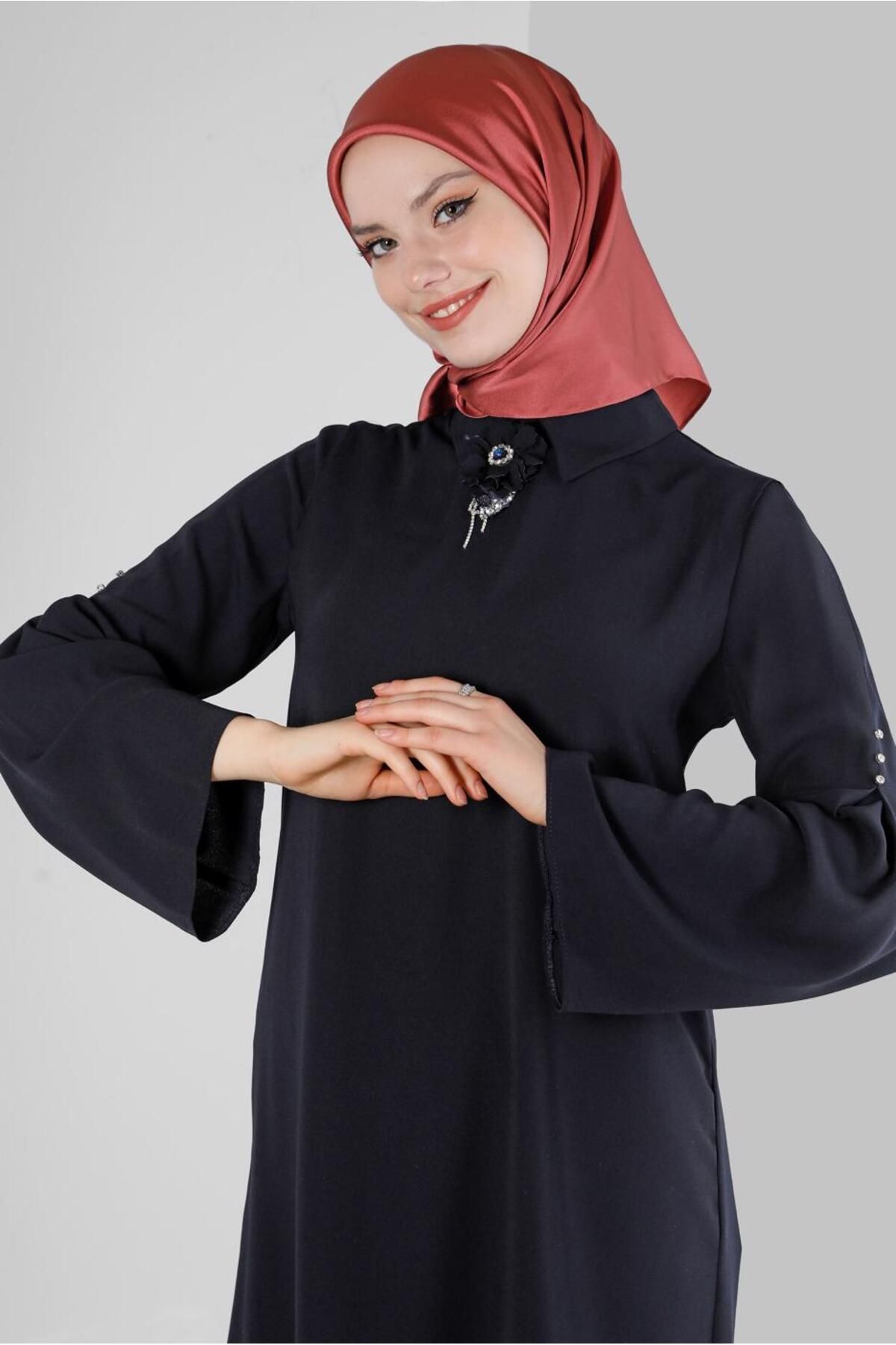 تونیک گل آستین اسپانیایی 43503 Alvina