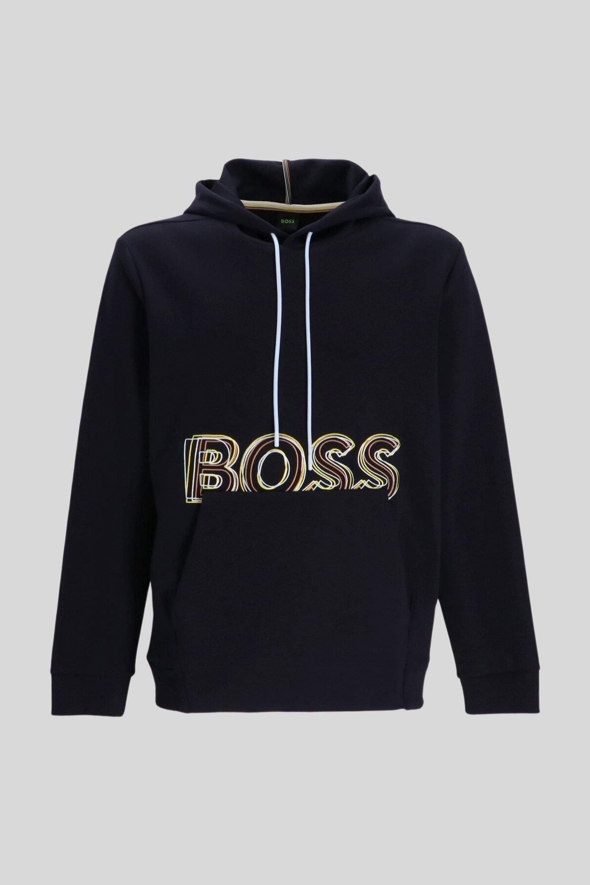 سویشرت مردانه پیراهن مشکی به طور منظم و مناسب BOSS