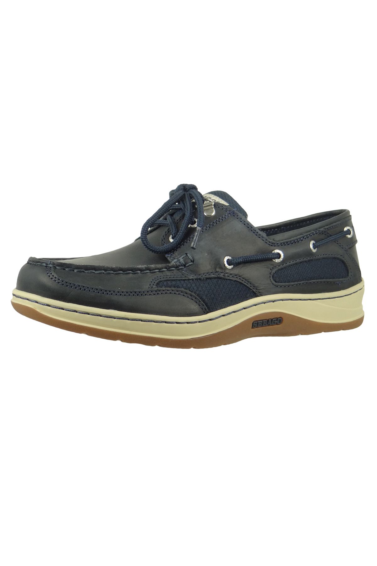 Sebago-7000GE0 908 Clovehitch II FGL Waxed Herren Bootsschuhe Blue Navy Blau 2