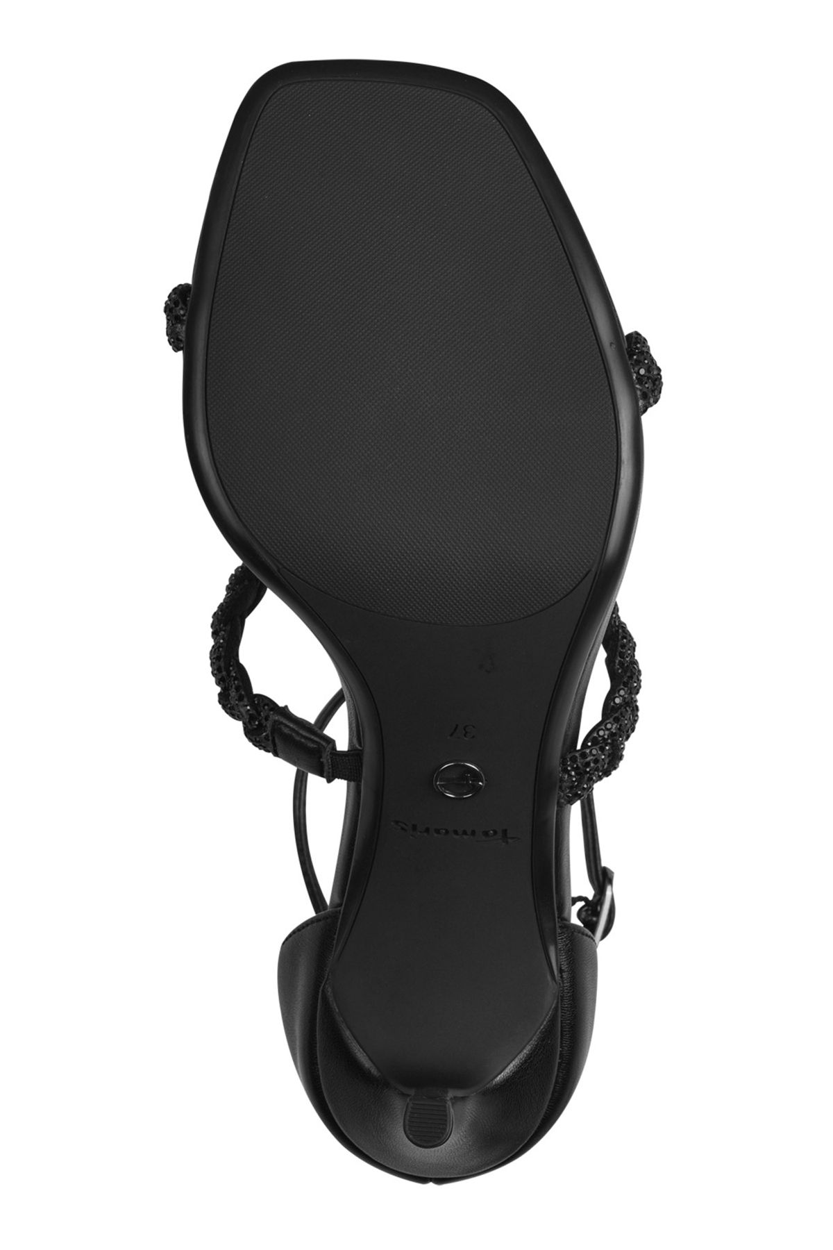 Tamaris-Damen Komfort Sandalen 1-28035-42 Schwarz 001 Black Textil/synthetik Mit Touch-it 6