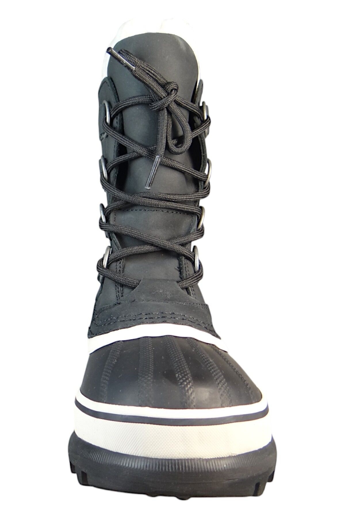 Sorel-Damen Stiefel Stiefel Winterschuhe Caribou WP 1003812 Schwarz 011 Black Stone Leder mit Sorel AeroT 4