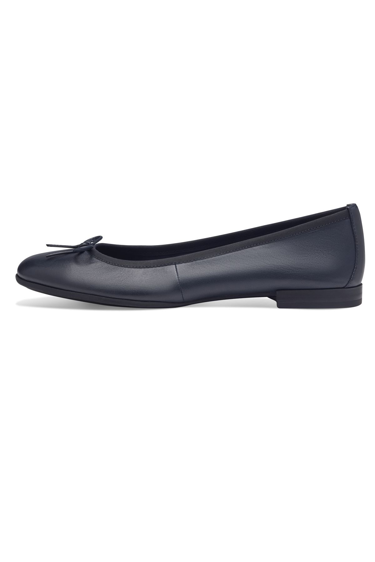 Tamaris-Damen Klassische Ballerina 1-22116-41 Blau 805 Navy Leder Mit Touch-it 3