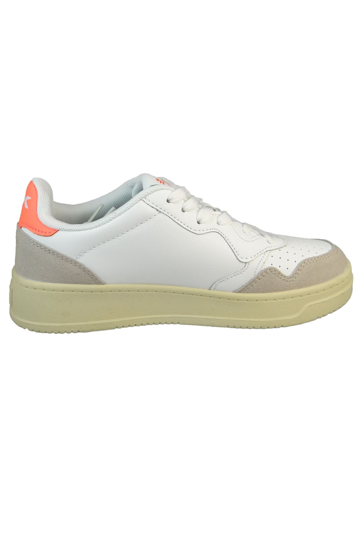 British Knights-Damen Low Sneaker Noors Low Top B48-3632 Weiß 02 White/Neon Orange Kunstleder 5
