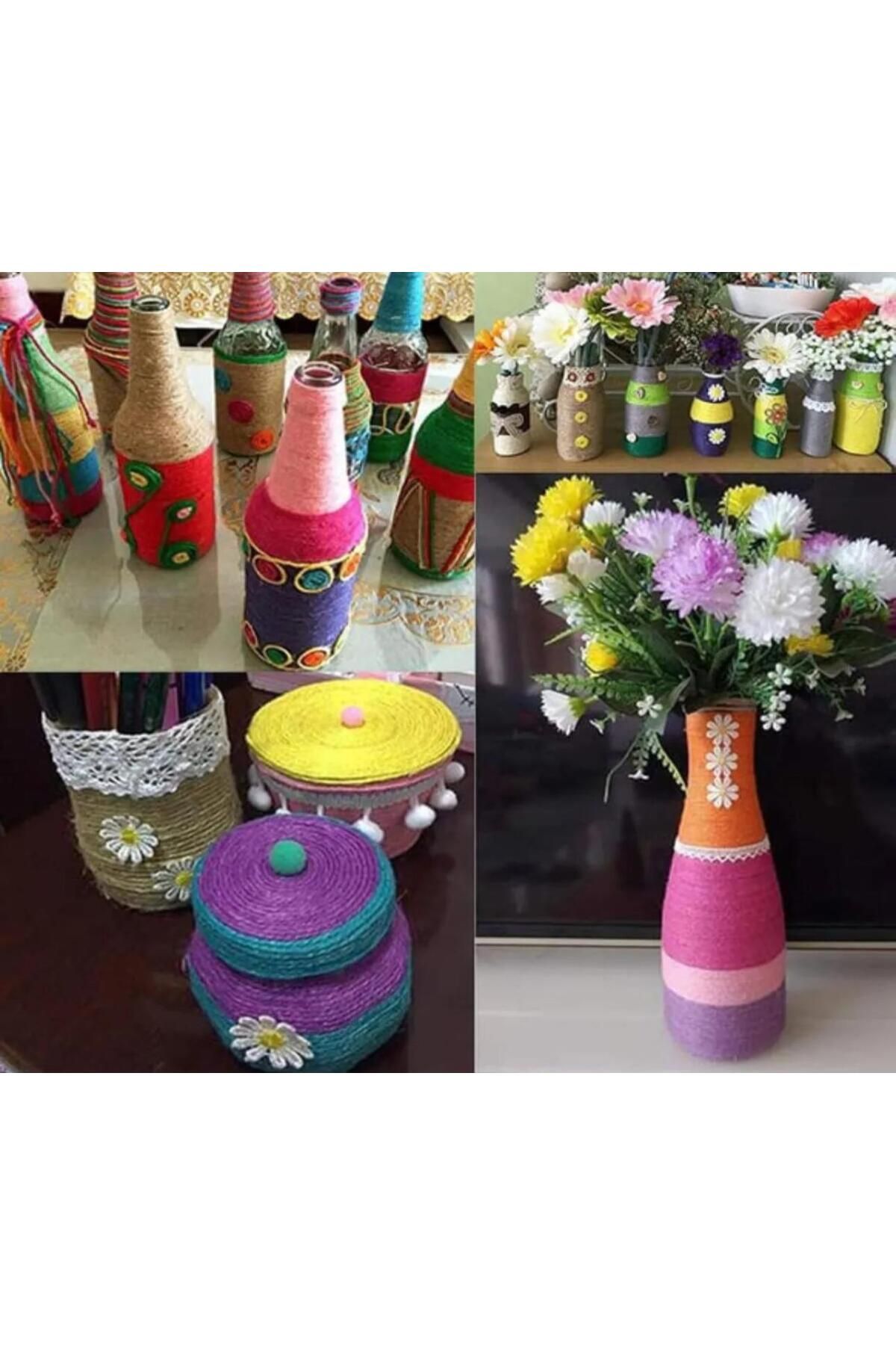 OZN AKSESUAR-Paper String Bag,Hat,Diy Making (100Gr) 4