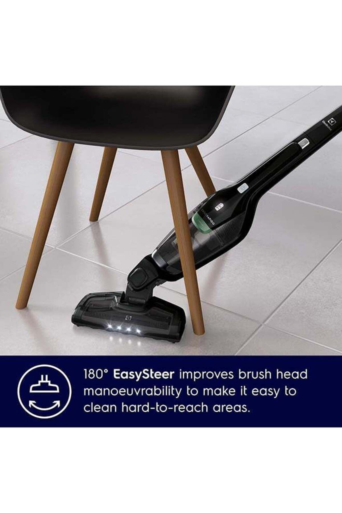Electrolux-2 In 1 Cordless Handheld Stick Vacuum Cleaner With Powerful Suction, 30 Minutes Runtime, 4