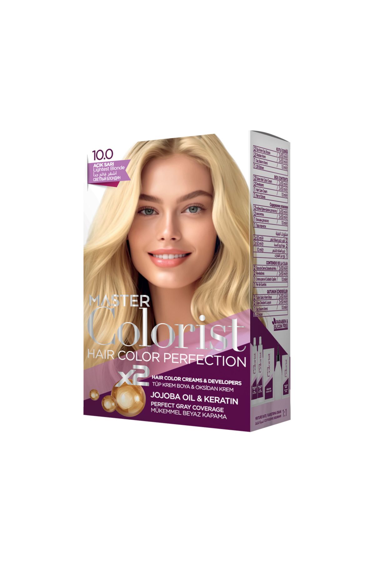 Master colorist Vopsea De Păr Master Colorist 10.0 Cea Mai Deschisă Blondă Femeie - One Size