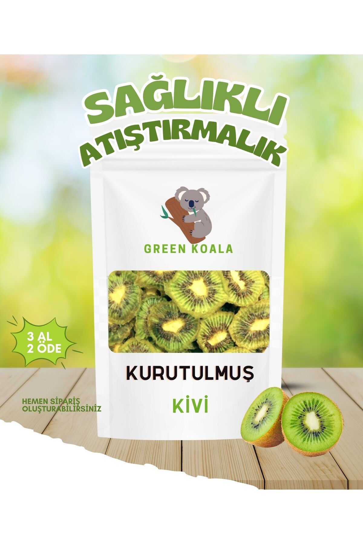 Green Koala Kurutulmuş Kivi Deluxe 100 gr