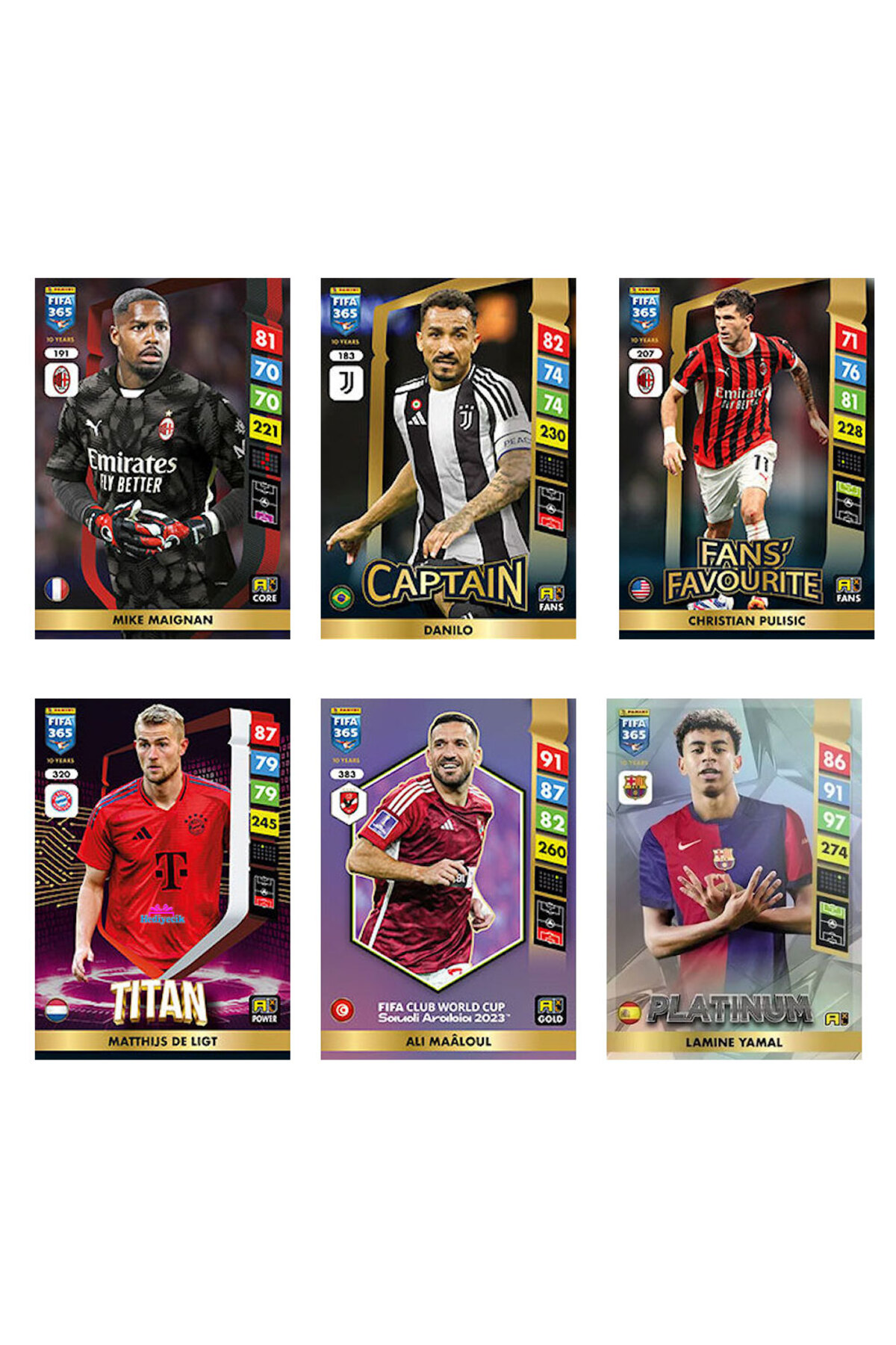 hediyecik Fıfa 365 Adrenalyn Xl 2025 Futbolcu Kartları 10 Paket (60 KART) fotoğrafı 5 (önizleme)