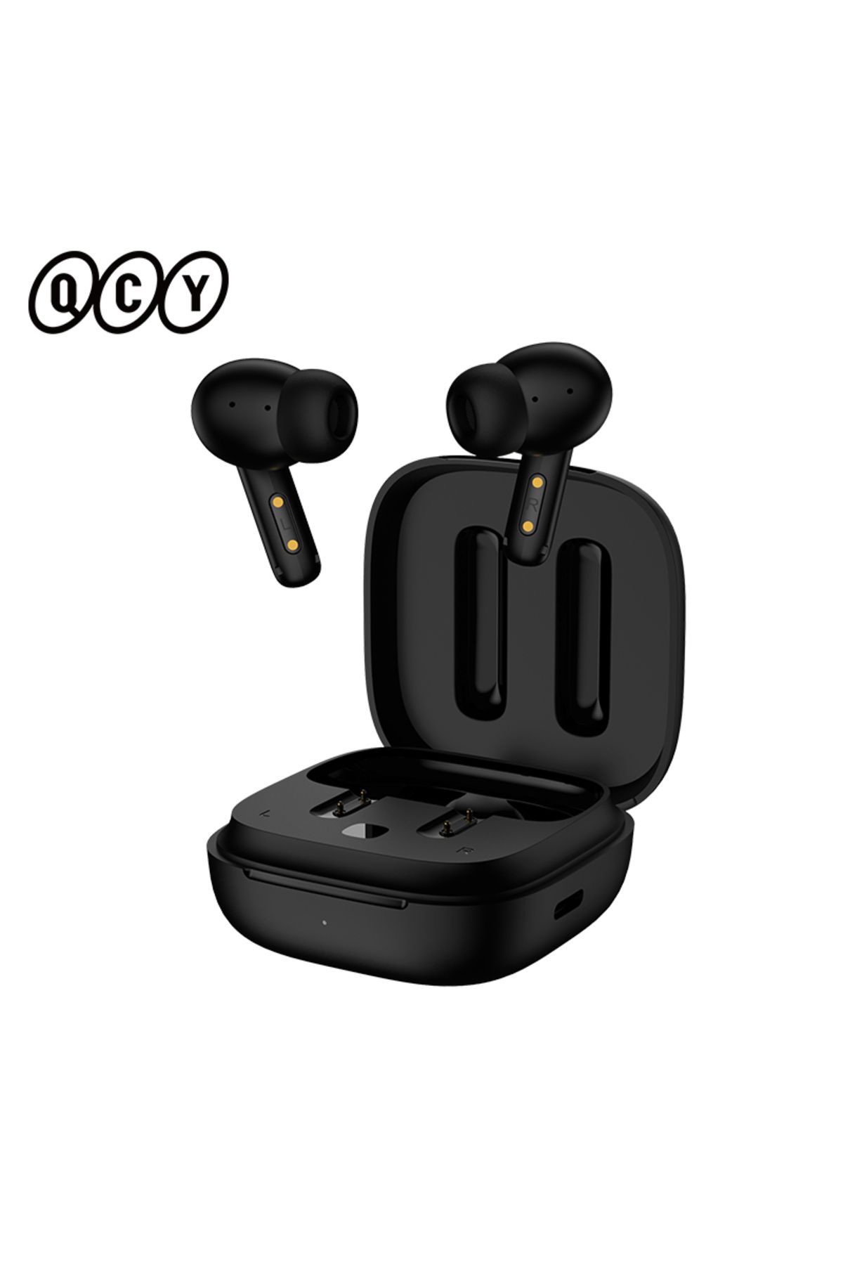 choice2-black QCY T13 ANC Earphone Bluetooth 5.3 Active Noise Cancellation -28dB Wireless Headphone Fast Cha 1