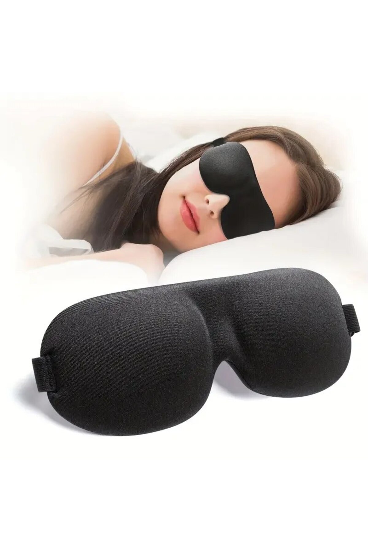 Choice black 3D Stereoscopic Sleep Eye Mask, Sleep Magic Memory Sponge Black ...
