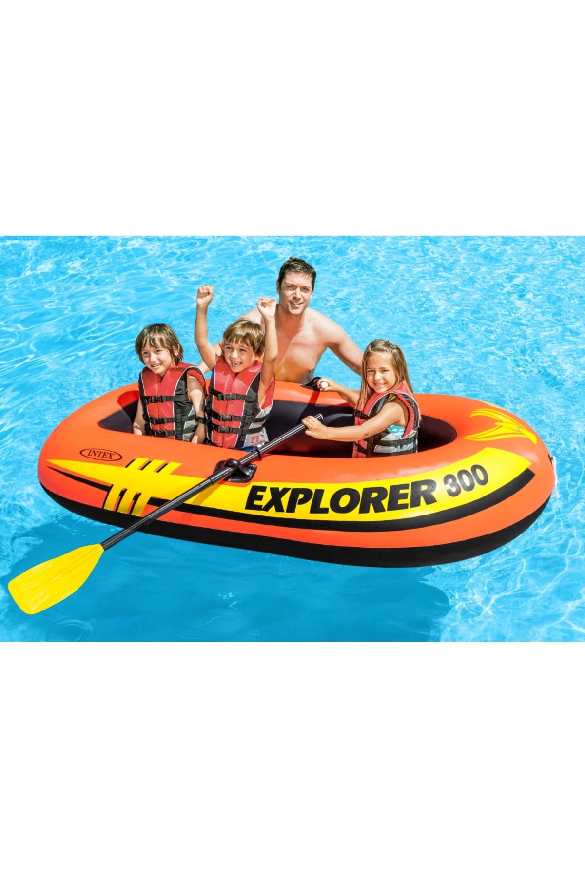 TOTTERİQ Intex Explorer Bot 300 Set (Kürek-Pompa) 211x117x41 cm