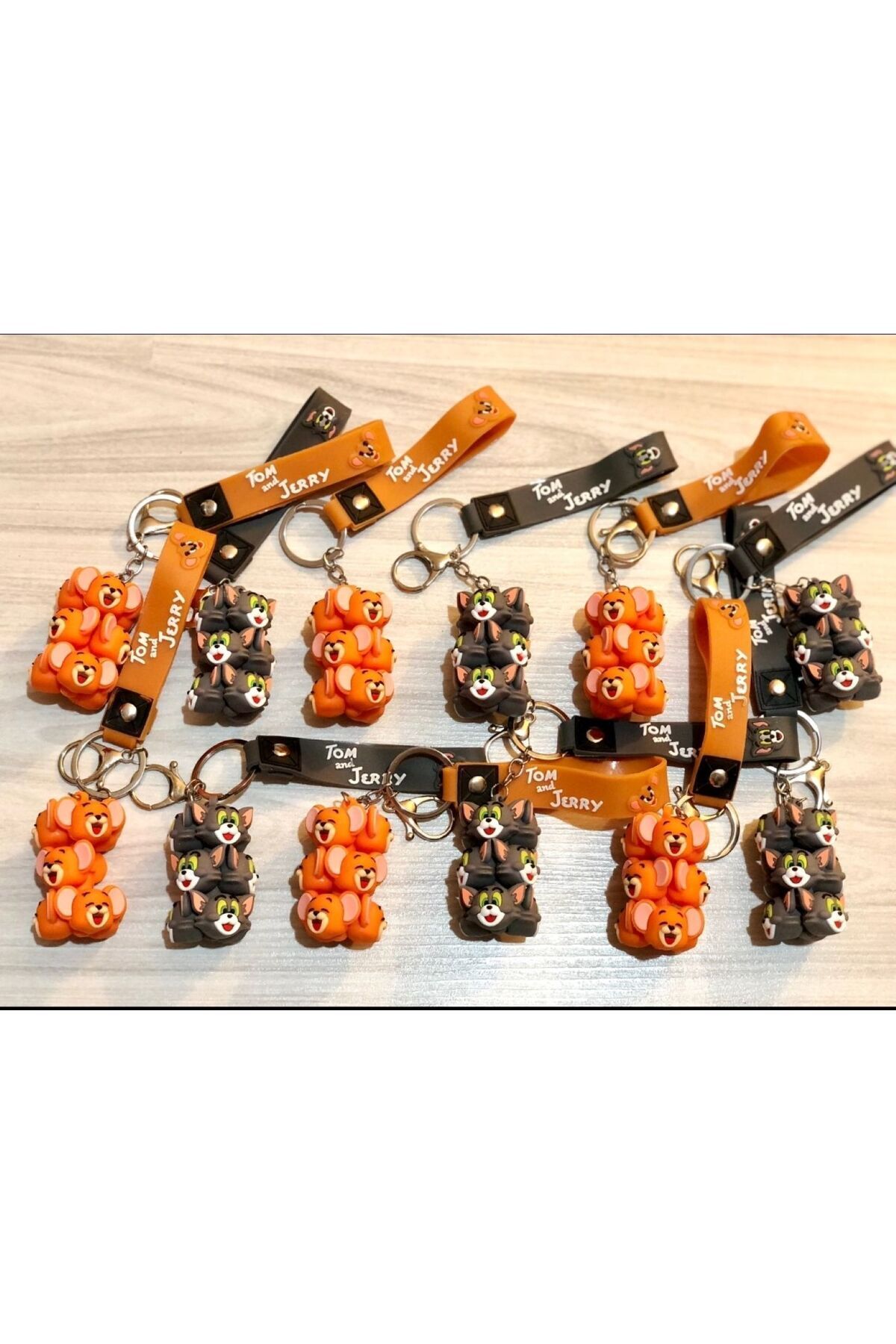 Bizde Ne Yok ki-Tom and Jerry 3D Cube Keychain 2 Pieces (Tom and Jerry) 5