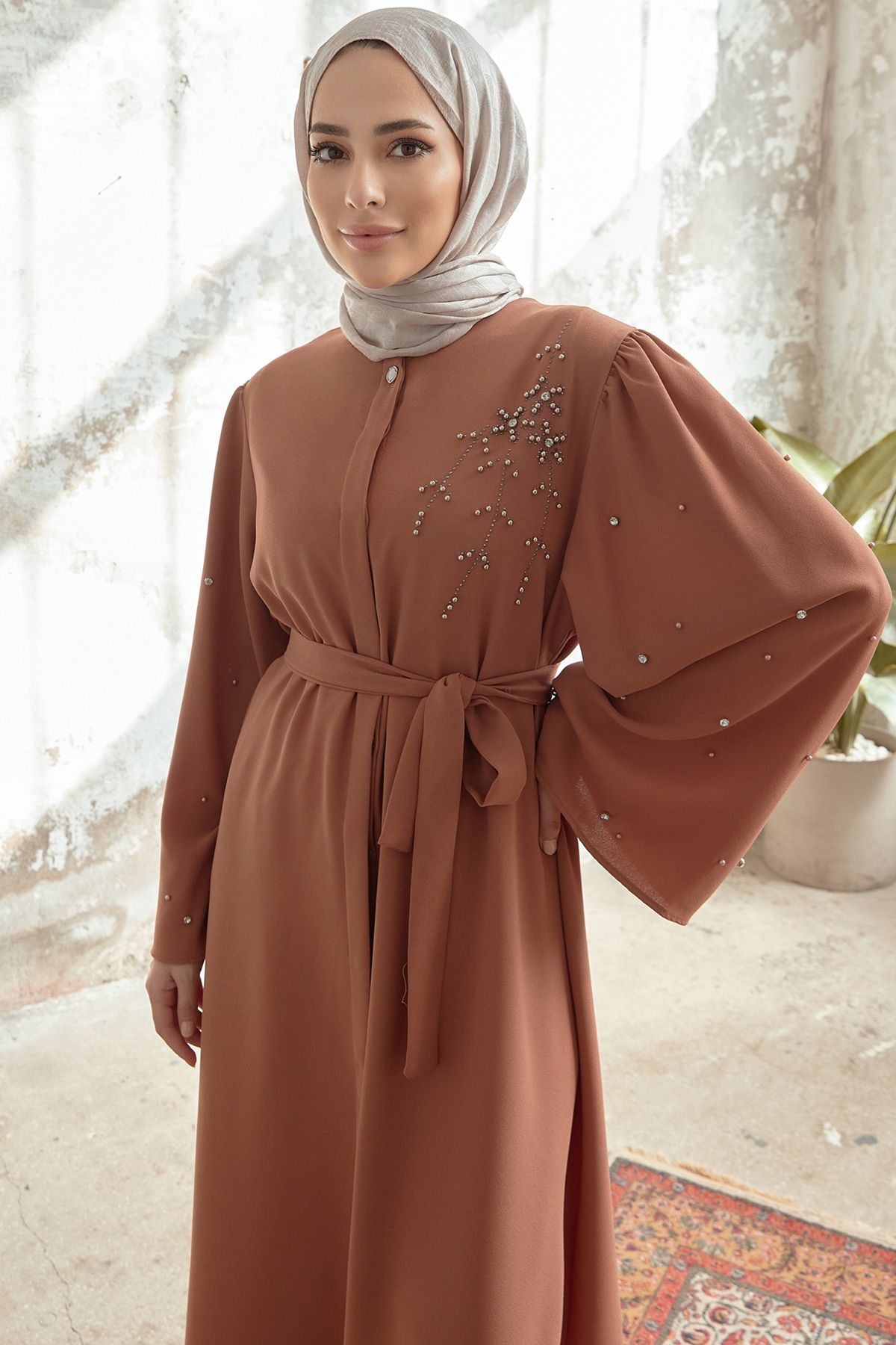 VAVİNOR-Camel Lena Abaya de lucru 2