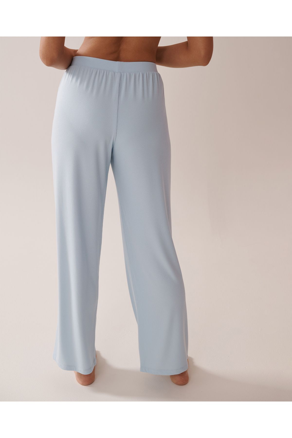 La Vie en Rose-Ribbed Modal Pants 2