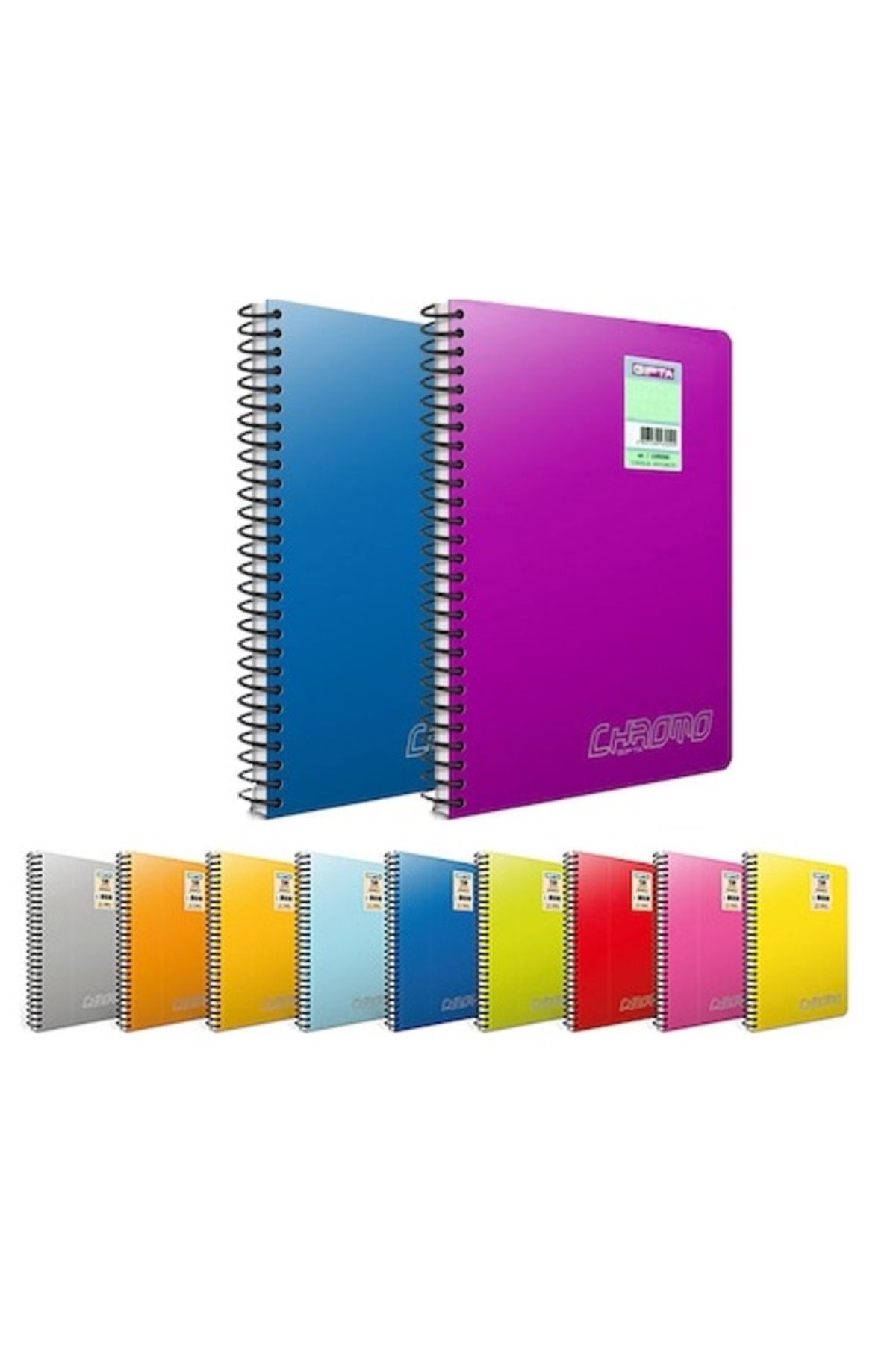 Gıpta-Chromo A4 160 Yp - Lined Spiral Notebook Pp Coverage 3