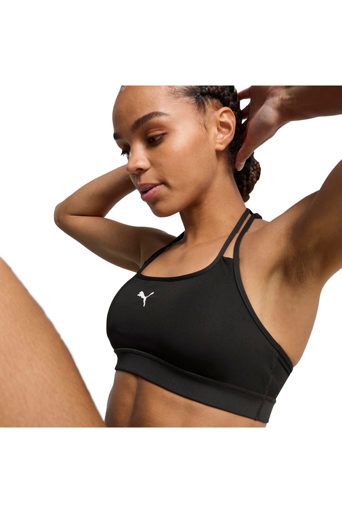 Puma Move Strappy Bra Kadın Siyah Antrenman Sporcu Sütyeni 52622451 görsel 5