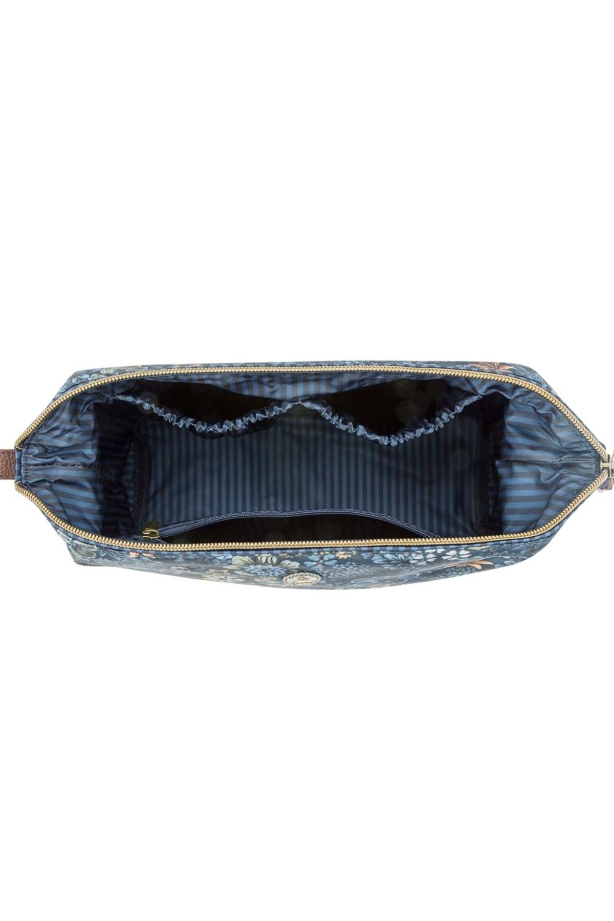 Pip Studio-Geantă pentru cosmetice, Purse Large, Pip Studio, Blue, 26x18x12 cm, colecția Tutti i Fiori 3