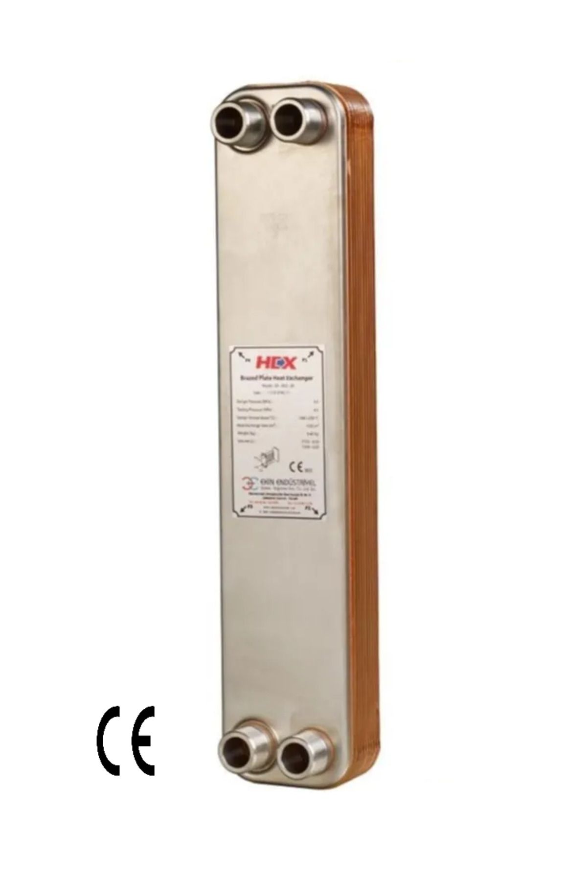 MB-04 Lehimli Tip Plakalı Isı Eşanjör (20 Plakalı)