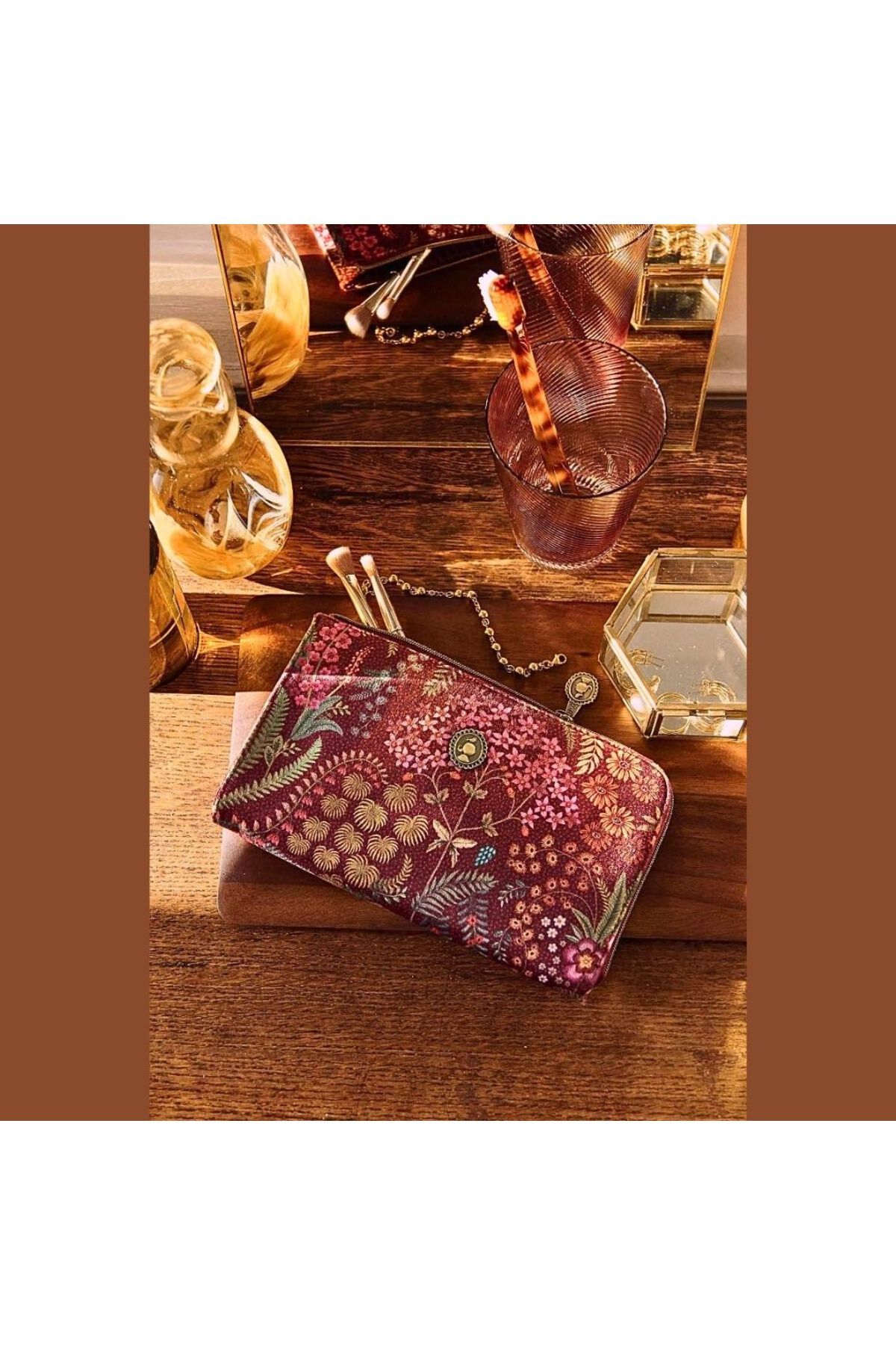 Pip Studio-Cosmetic bag, Pip Studio, Red, 21x12.5x3.5 cm, Querida collection 4