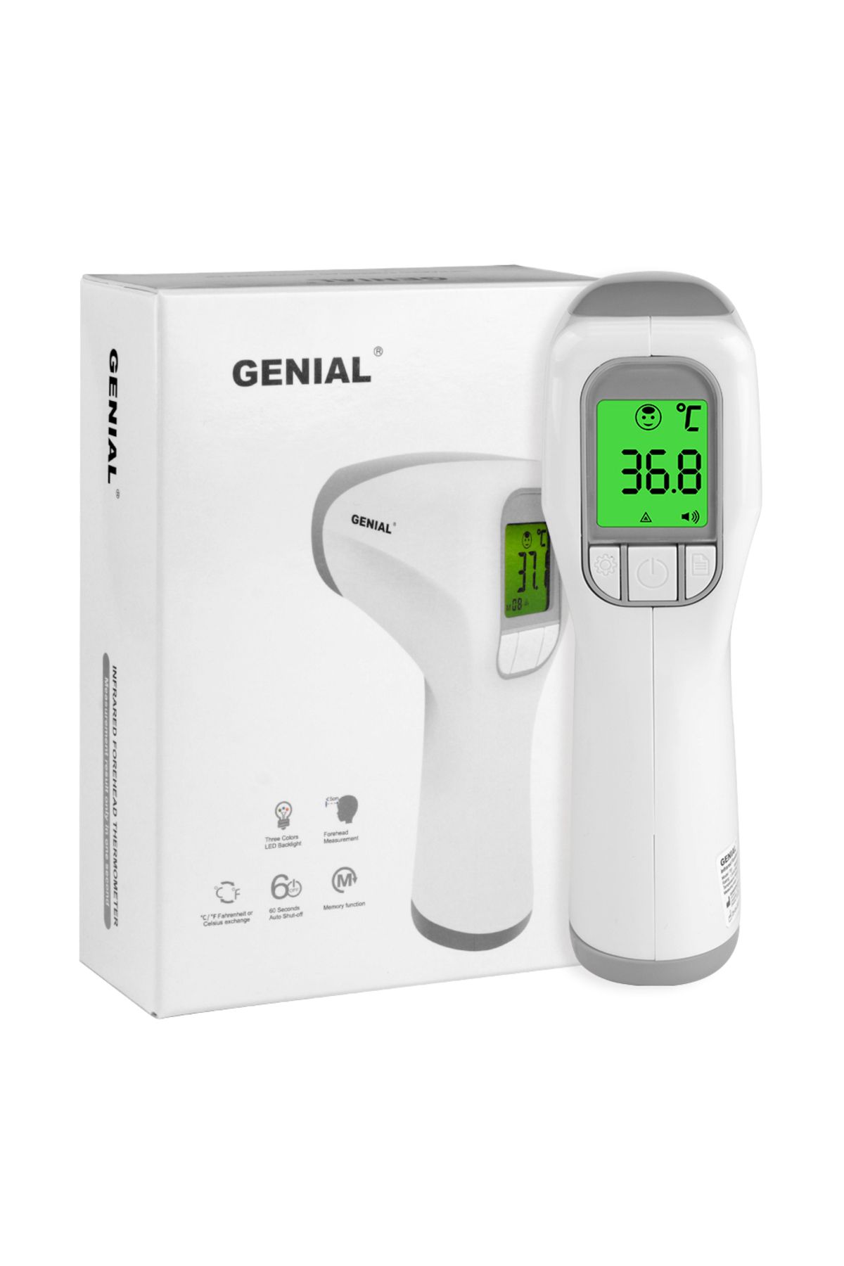 Choice-2-in-1 Accuracy Infrared Thermometer With Fever Alarm & Lcd Display Accurate Readings For Whole F... 6