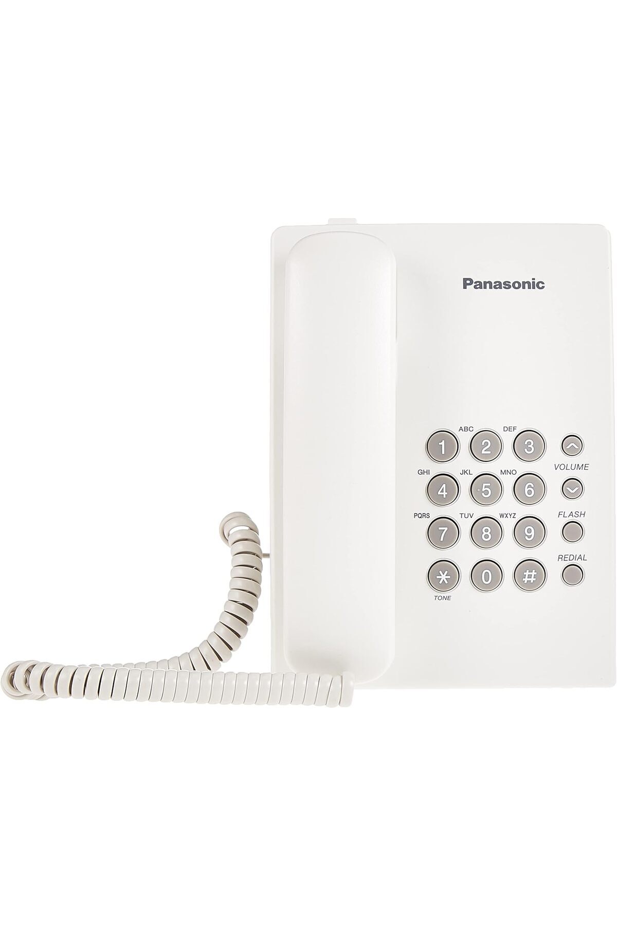 PANASONIC-هاتف أرضي سلكي - أبيض (ماليزيا) - Kx-ts500 4