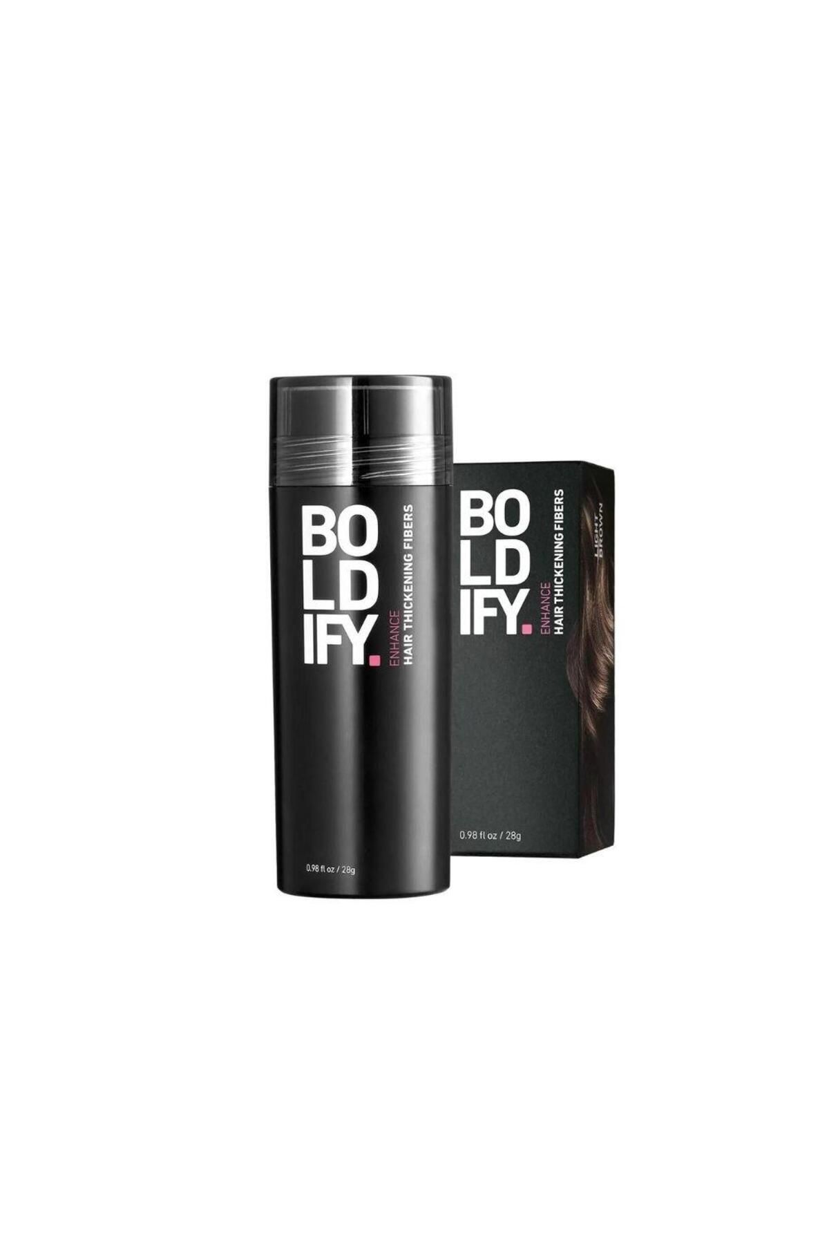 پودر فیبر موضعی حجم دهنده مو قهوه ای روشن 28 گرم Boldify