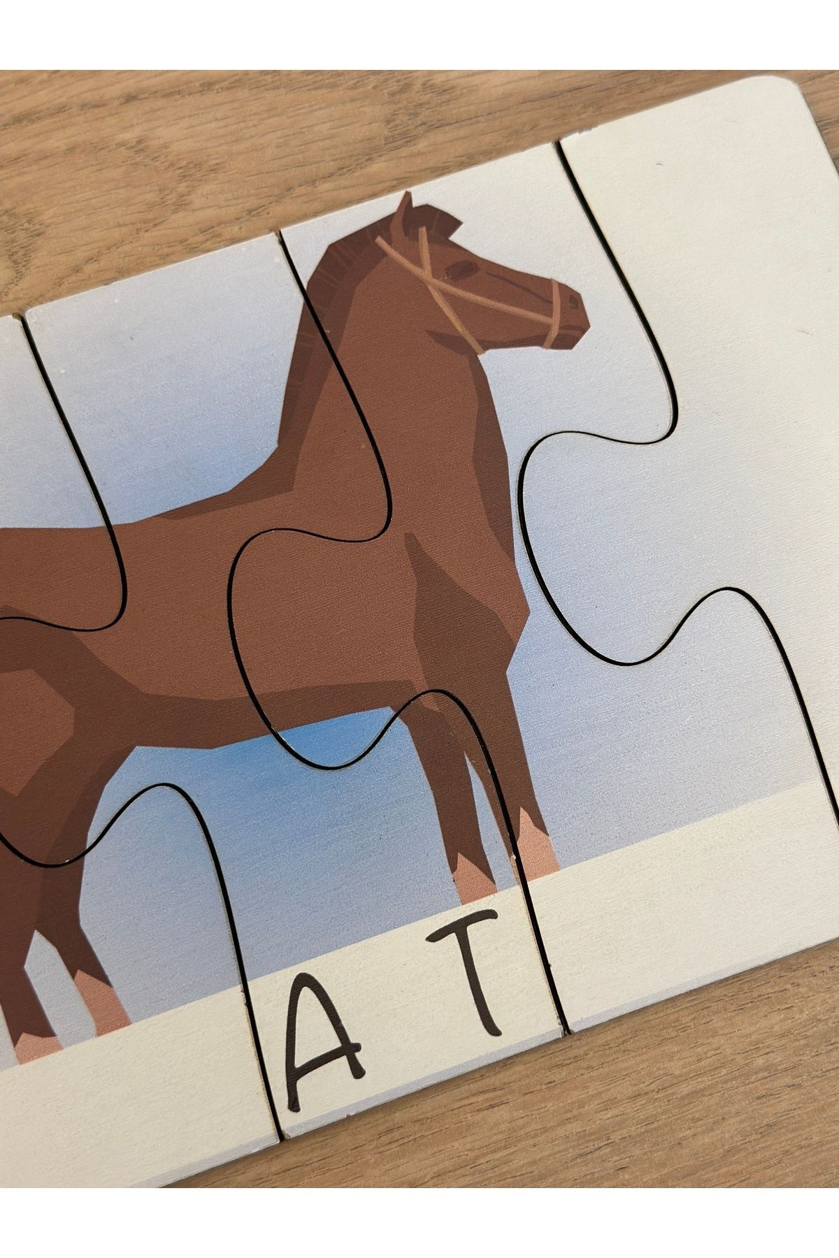 Karter İnovasyon Hayvanlar Öğrenme Eşleme Puzzle Kartı, Puzzle Eğitici Oyuncak, Montessori Eğitim Oyuncak, Motor Zeka fotoğrafı 3 (önizleme)